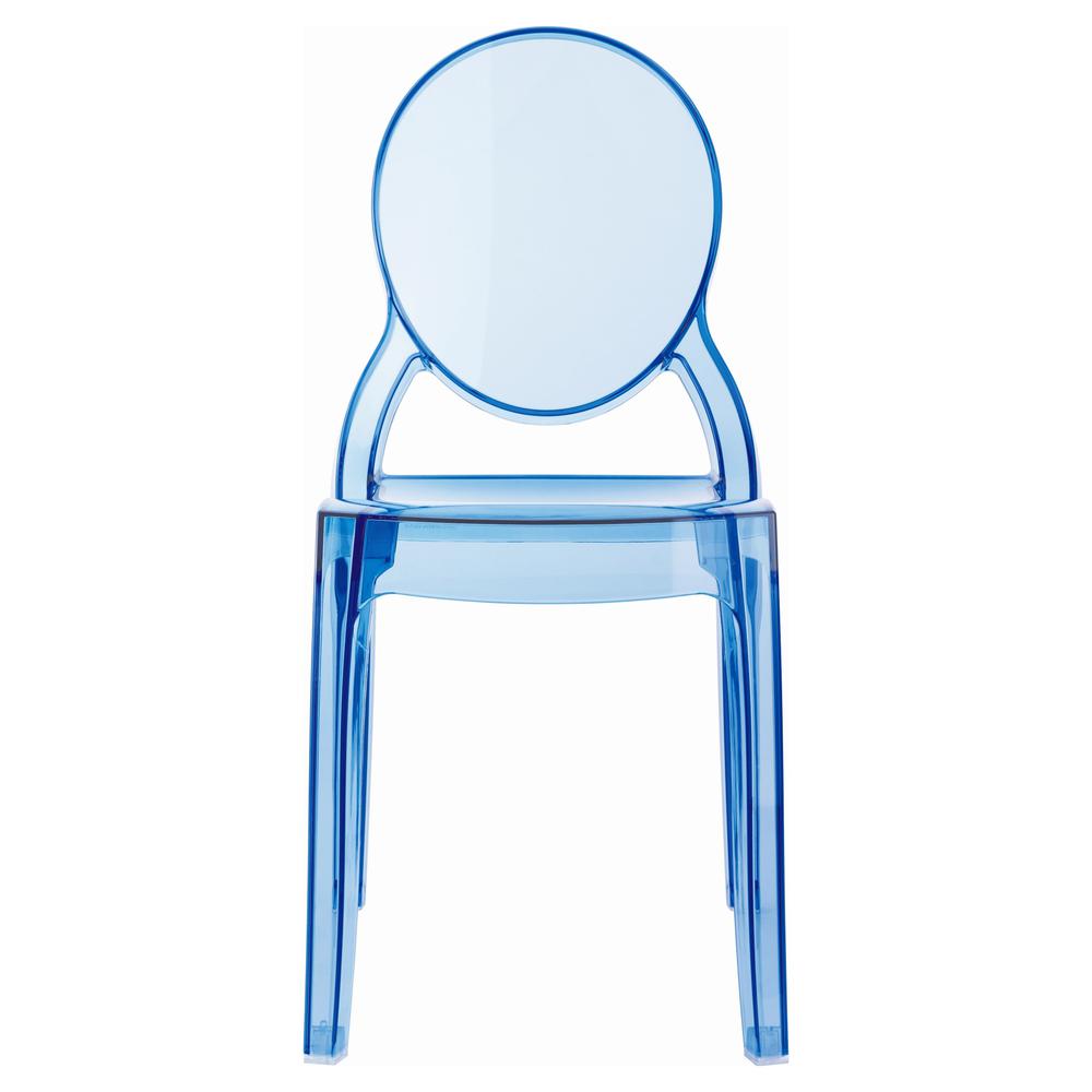 Kids Blue Armless Ghost Chair