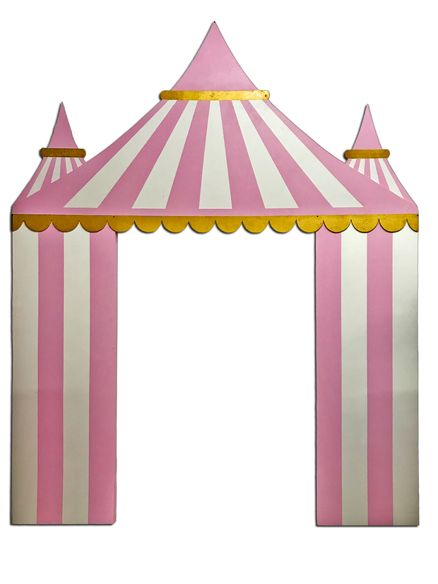 Light Pink Circus / Carnival Tent Backdrop