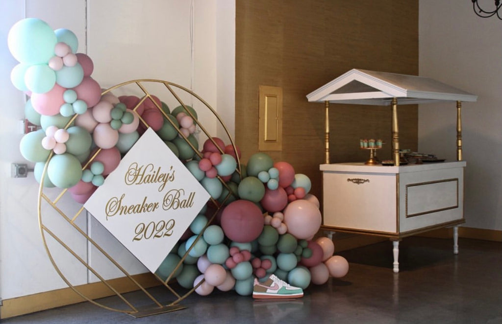 White & Gold Dessert Cart