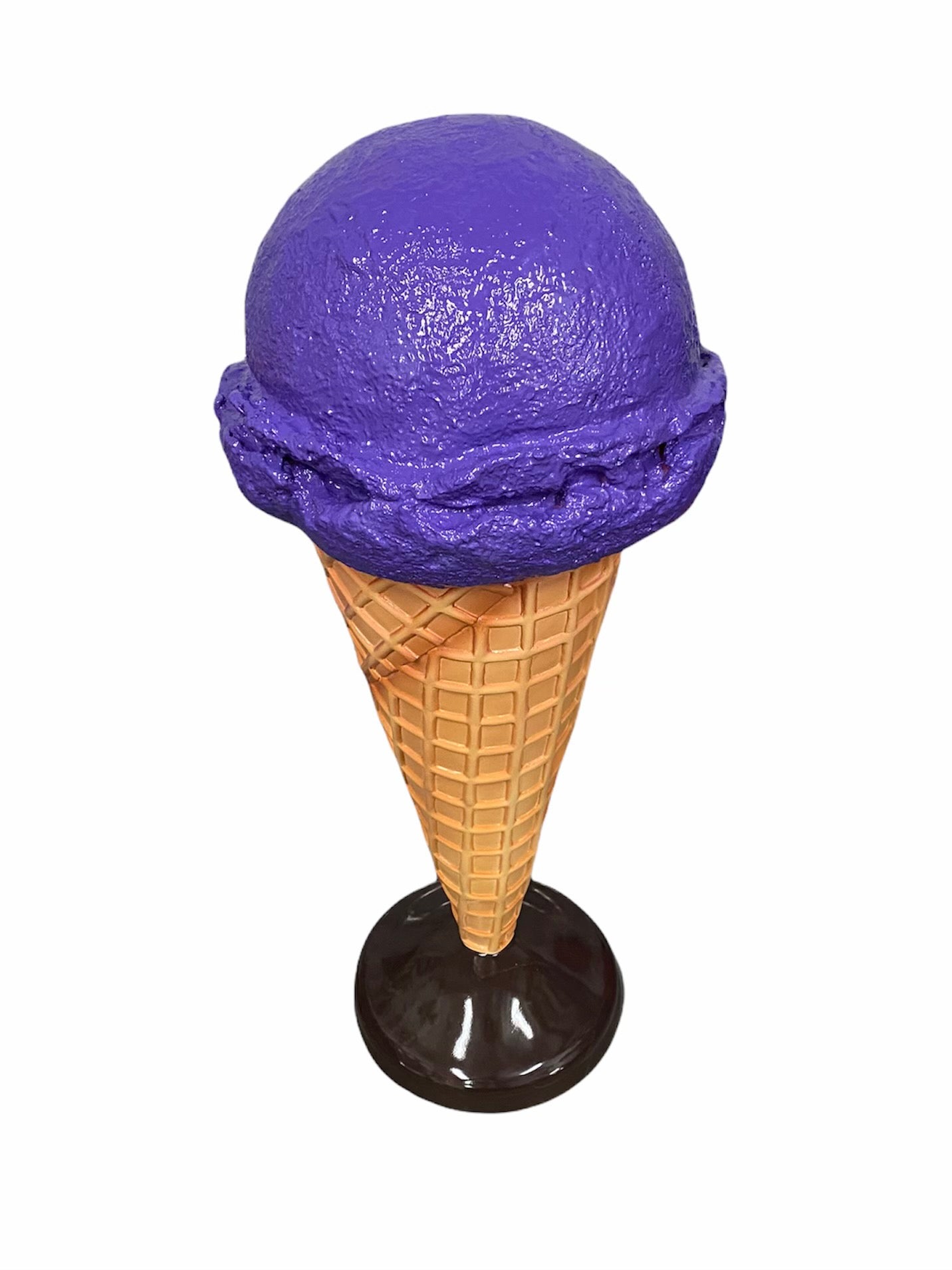 Purple Ice Cream Cone