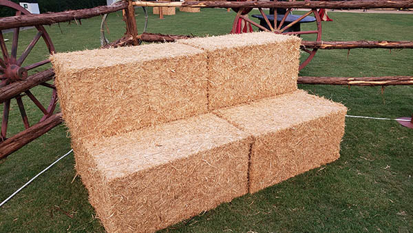 Faux Large Hay Bale