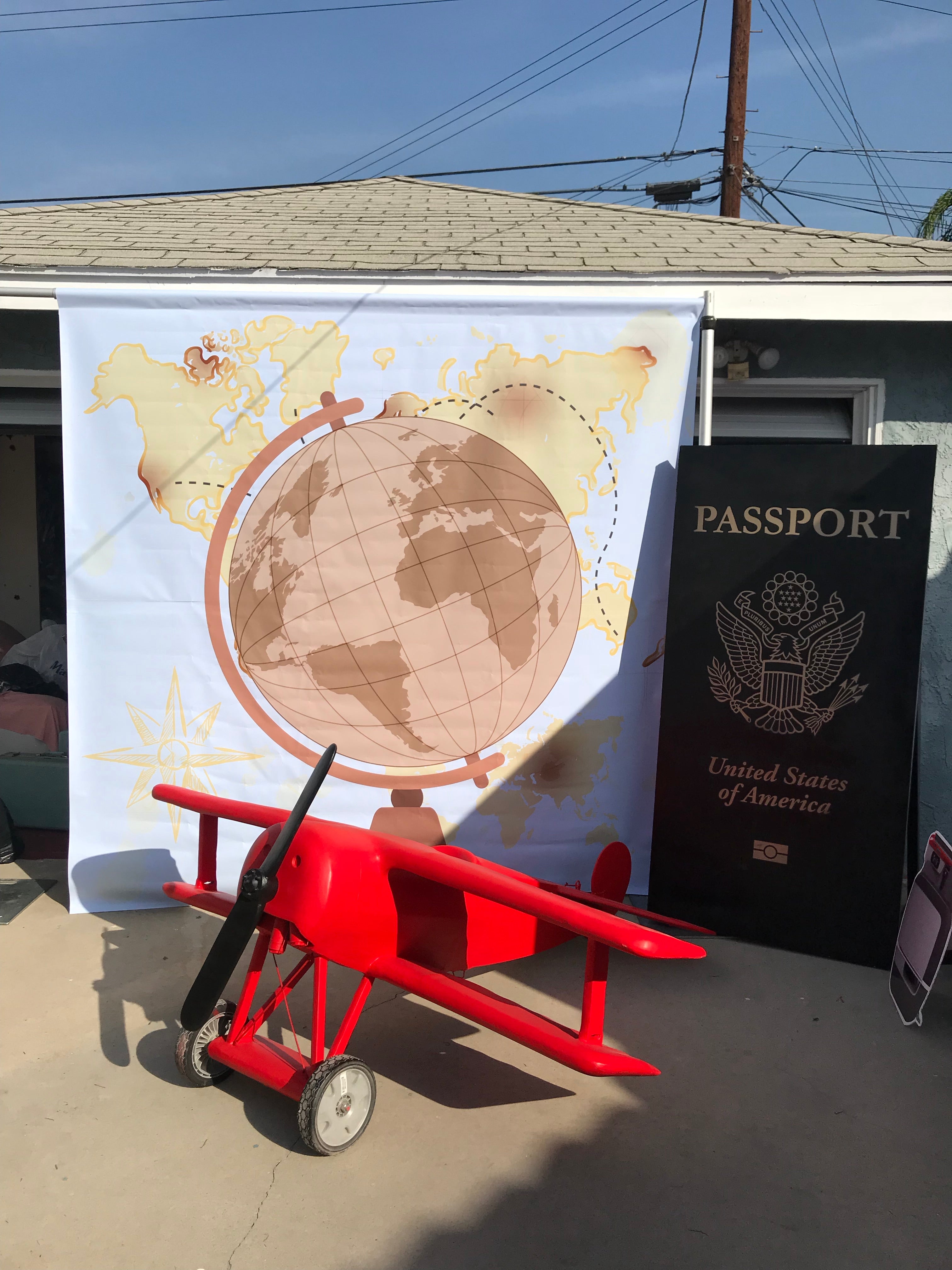 Red Barron Vintage Airplane