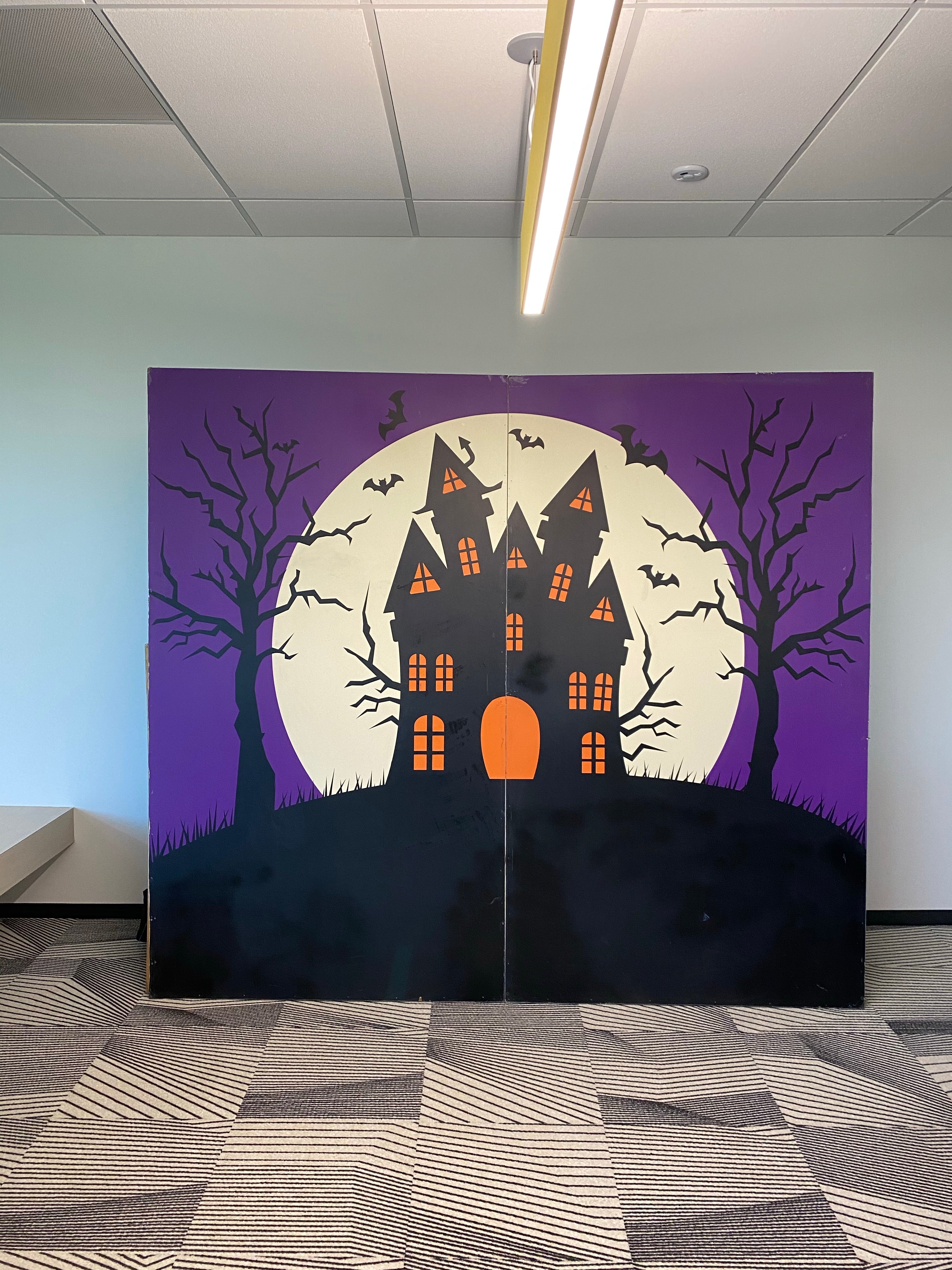 The Monster House Backdrop