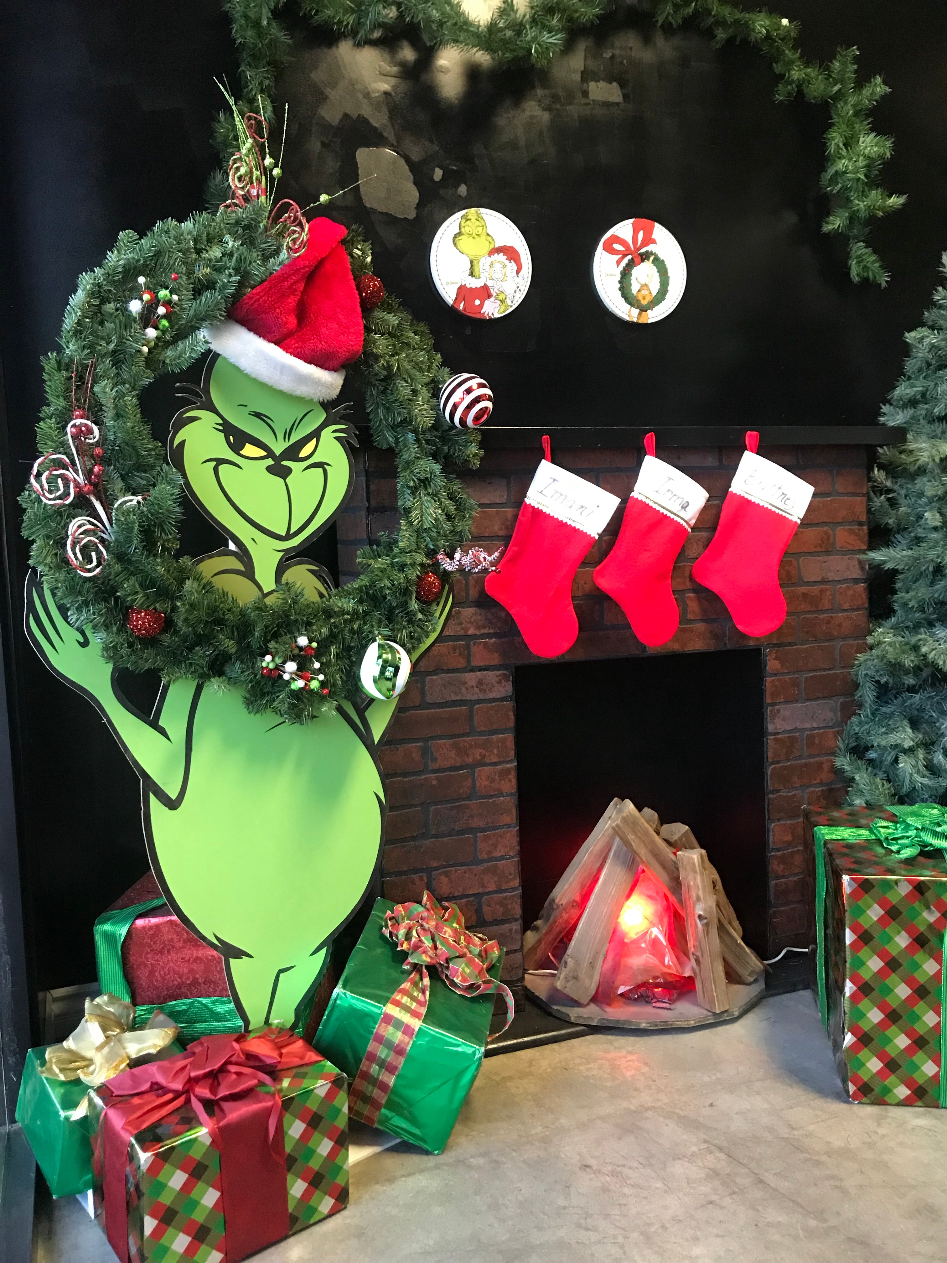 The Grinch Wood Cut Out Standee