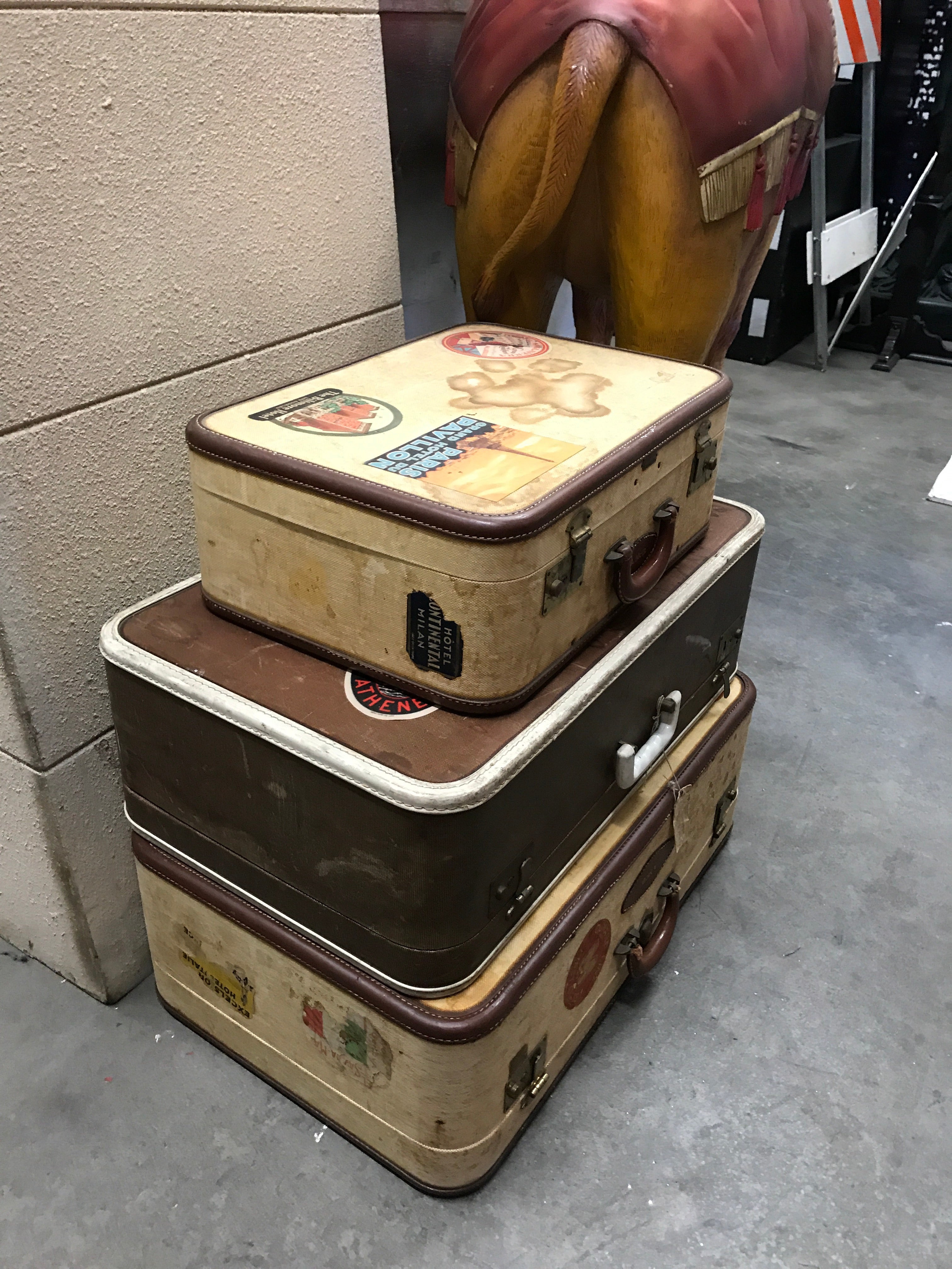 Vintage Travel Luggage Set