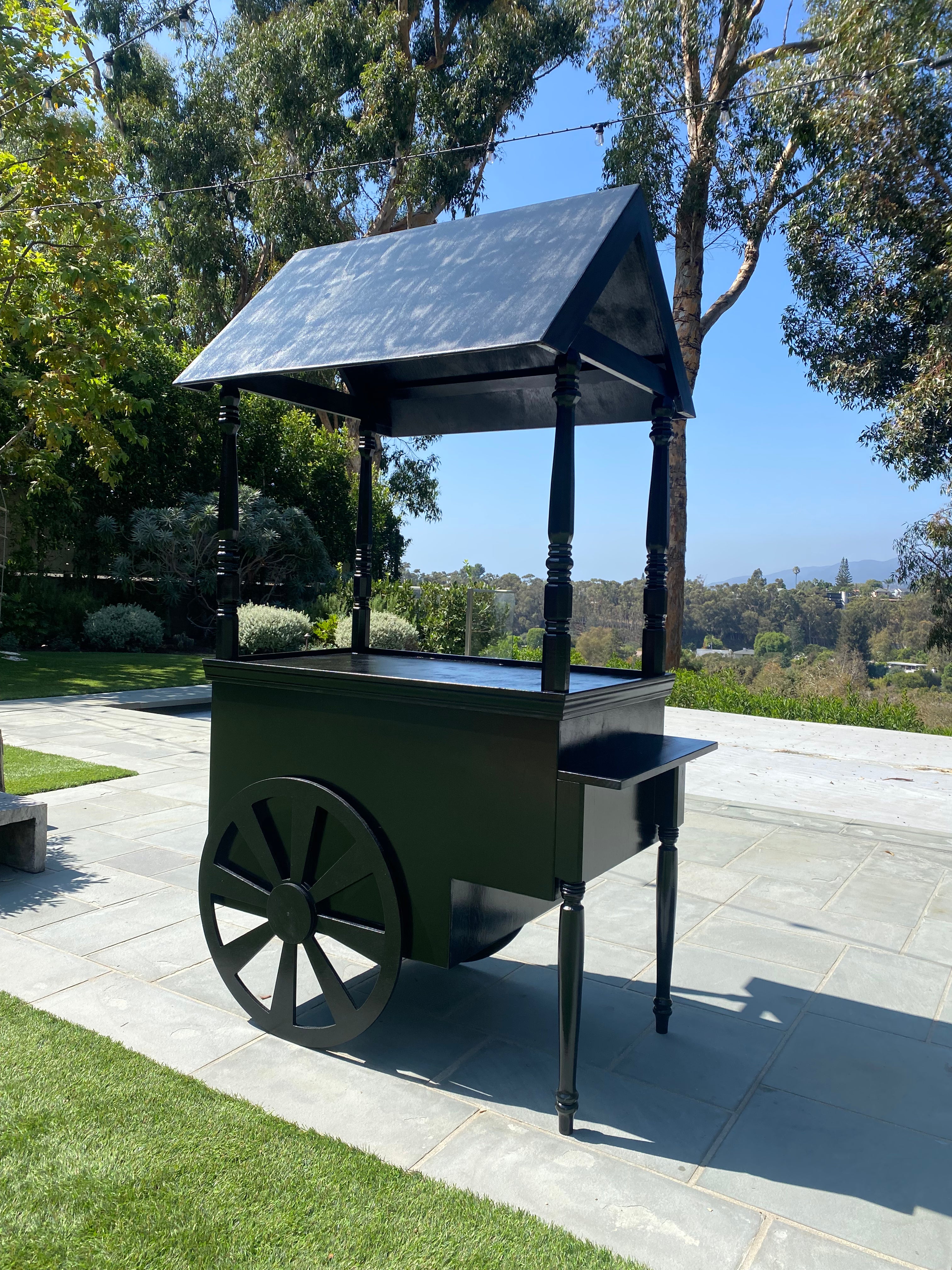 Black Dessert Cart