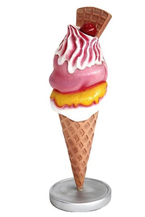 Table Top Variety Of Ice Cream Cone