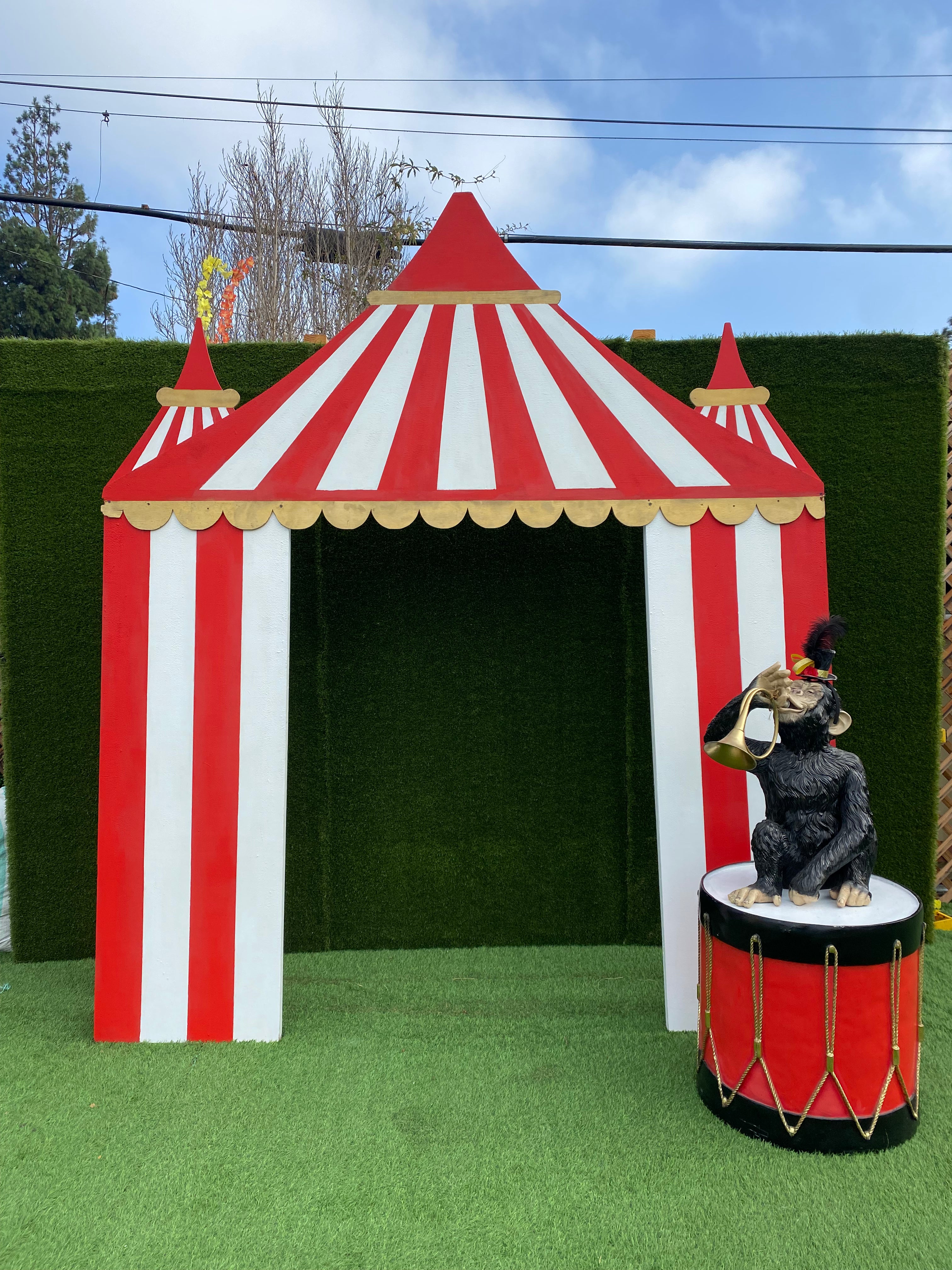 Red Circus / Carnival Tent Backdrop