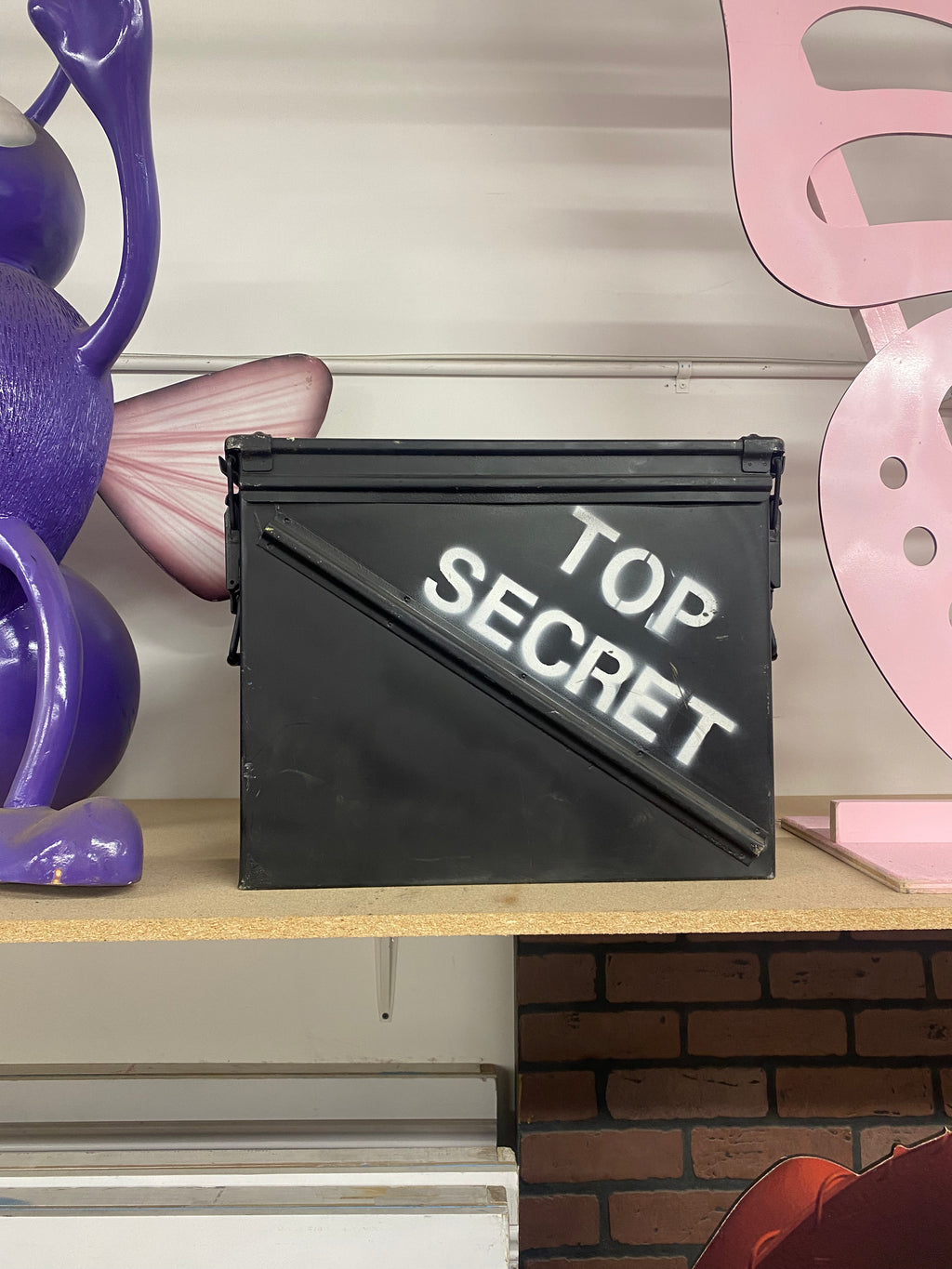 Black Top Secret Bomb Box