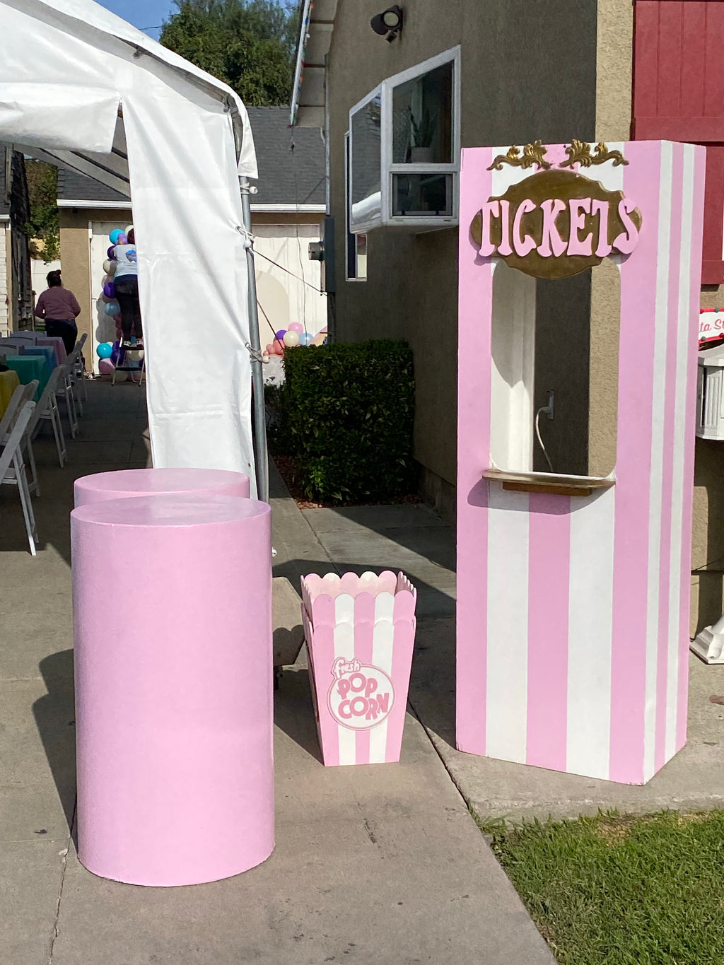 Light Pink Ticket Booth