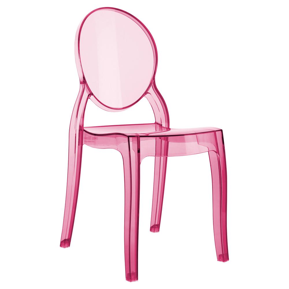 Kids Pink Armless Ghost Chair