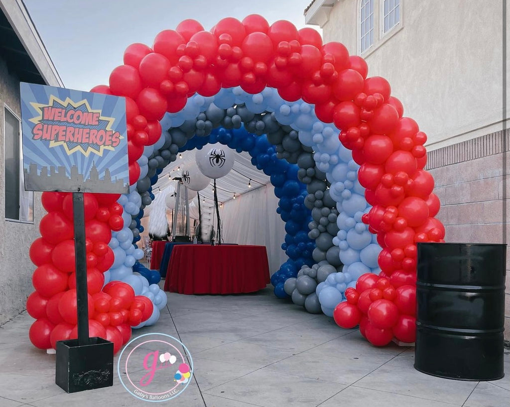 Welcome Super Heroes Stand