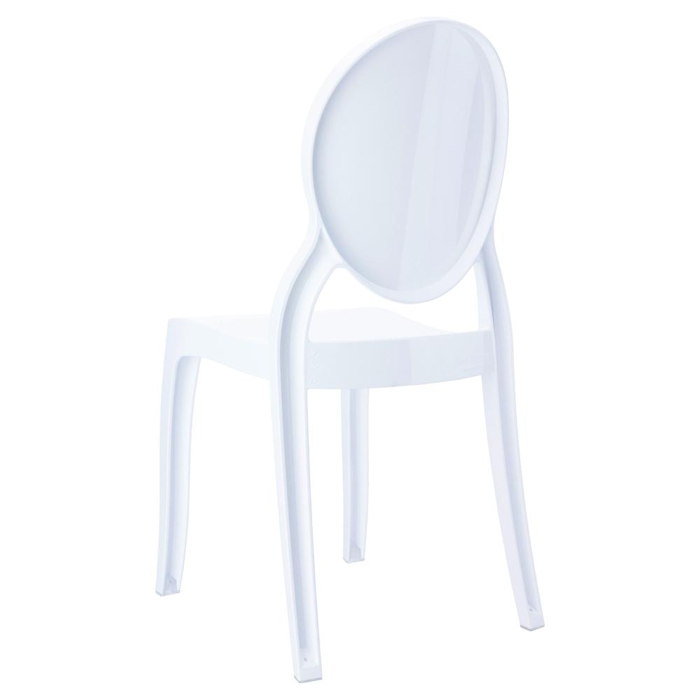 Kids White Ghost Chair