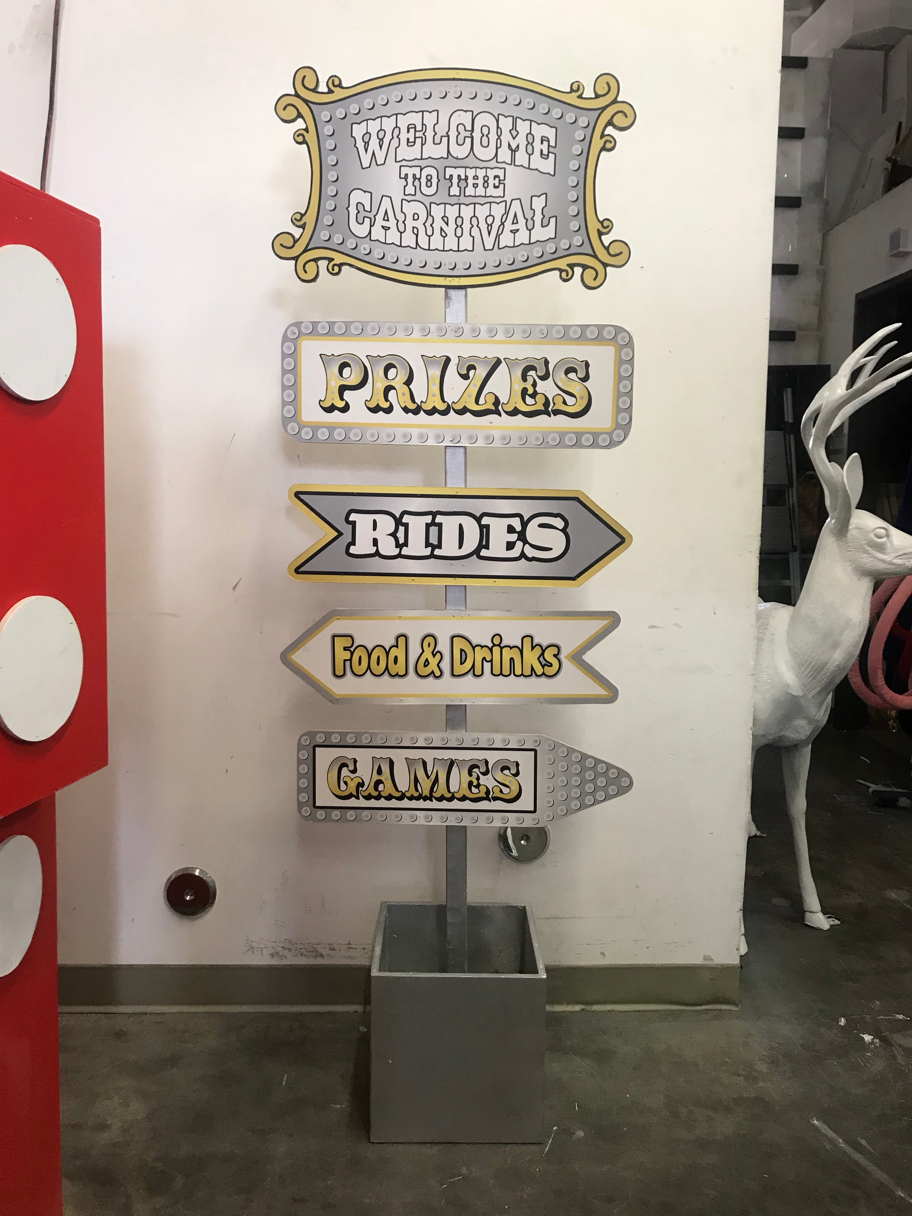 Silver Carnival Welcome Sign