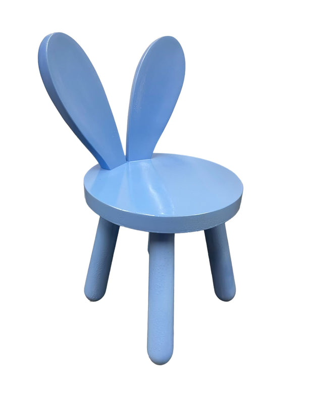 Kids Light Blue Bunny Chair