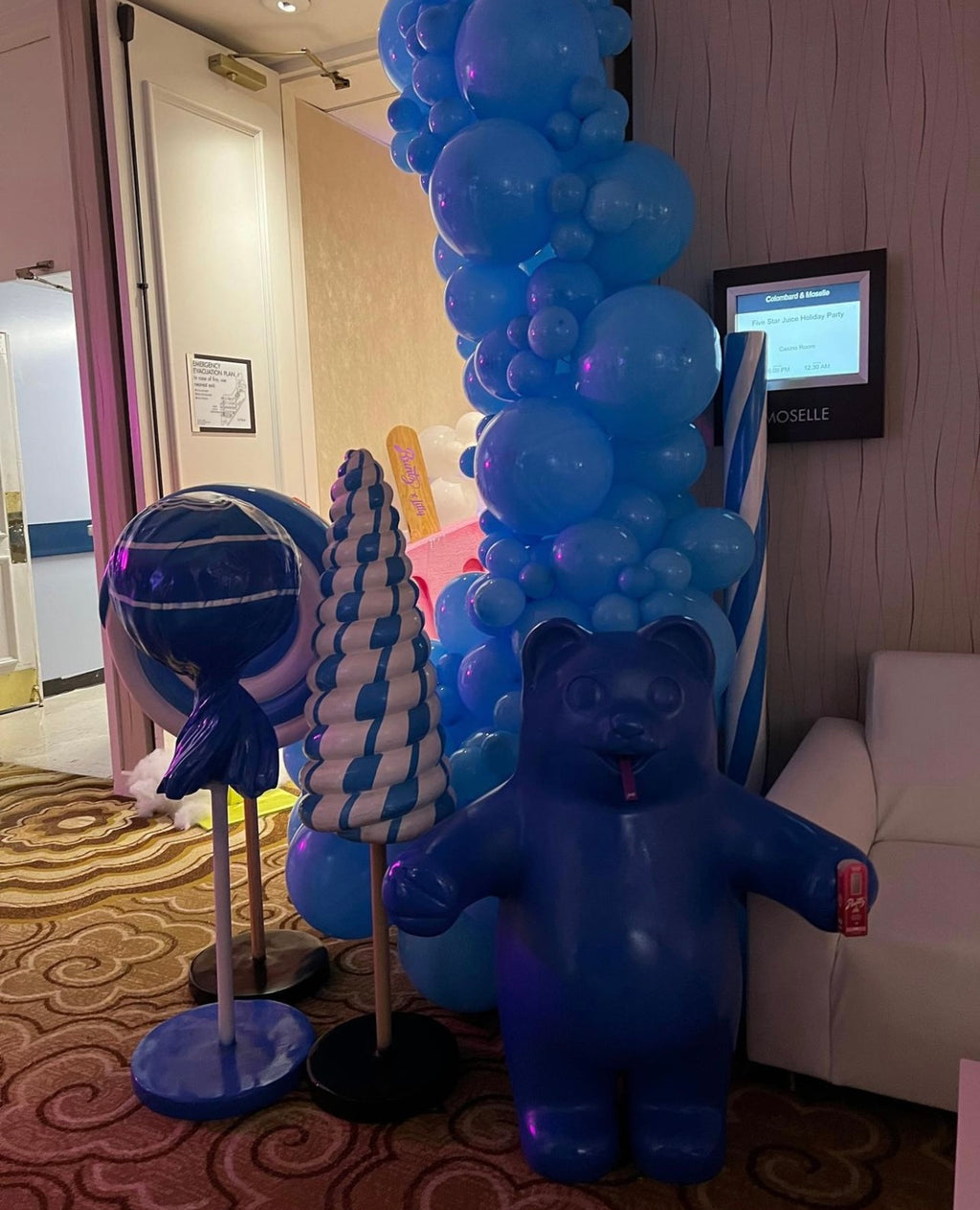 Blue Wrapped Blow Pop