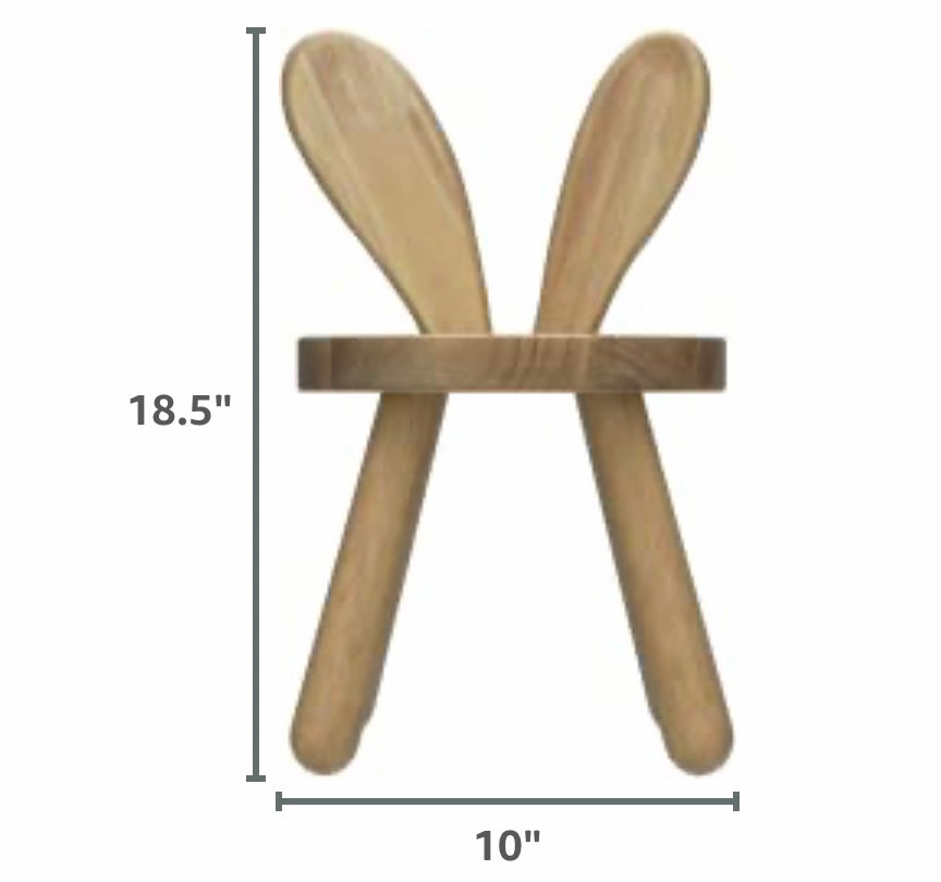Kids Natural Bunny Chair