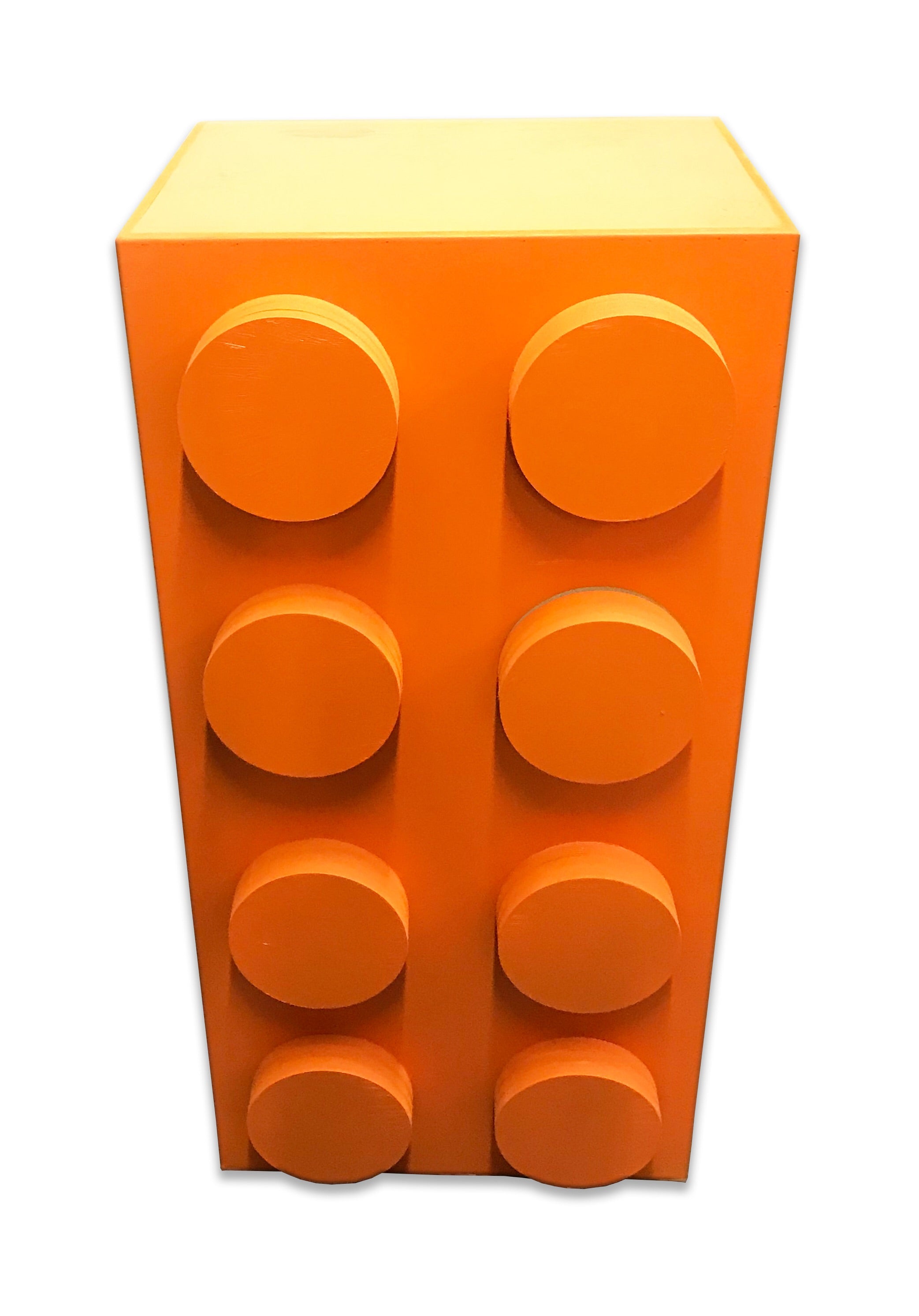 Orange Lego Brick