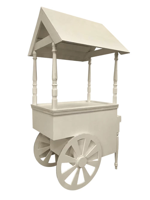 White Dessert Cart