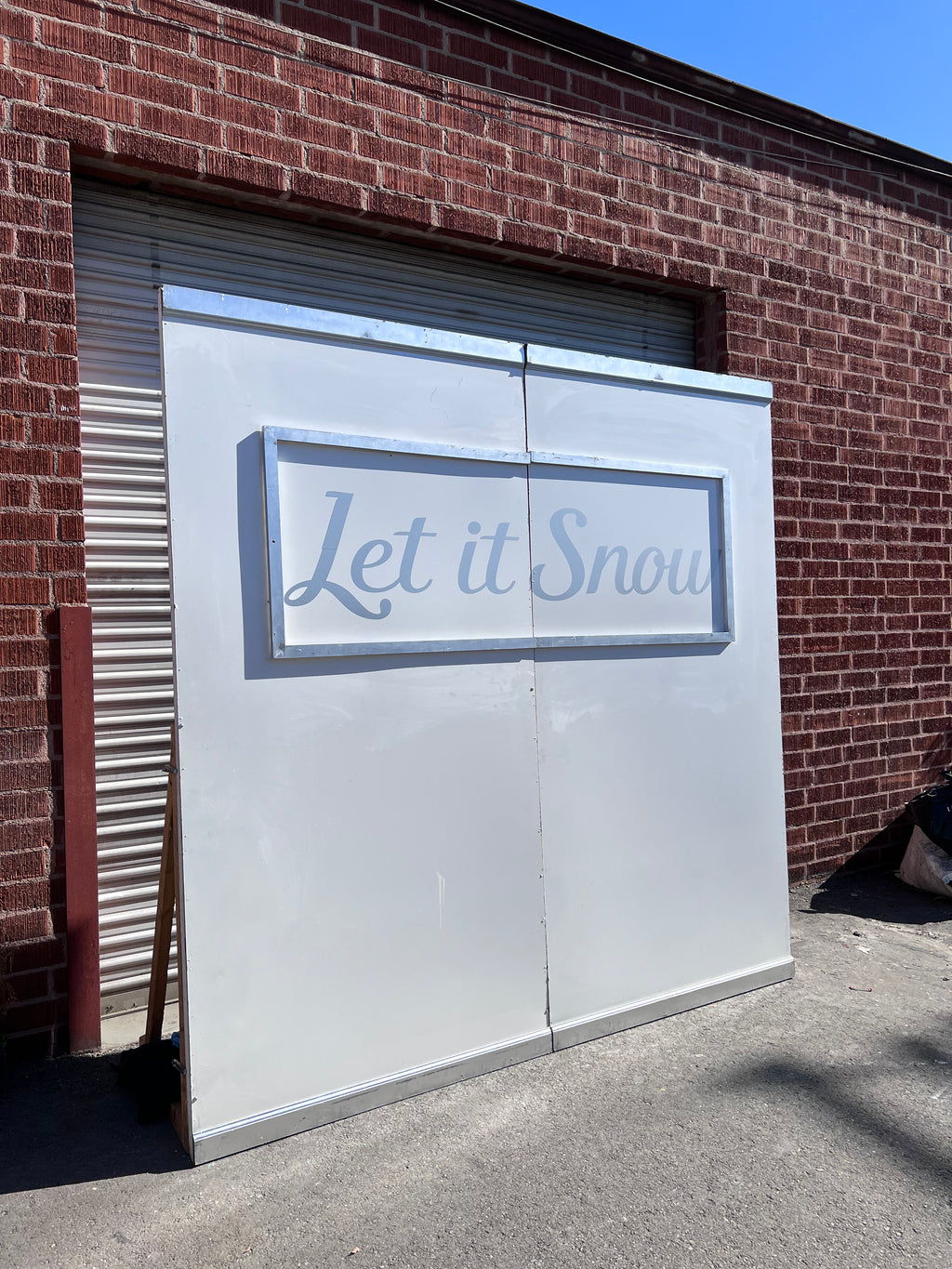 Let It Snow Backdrop