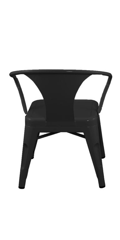 Kids Black Metal Chair