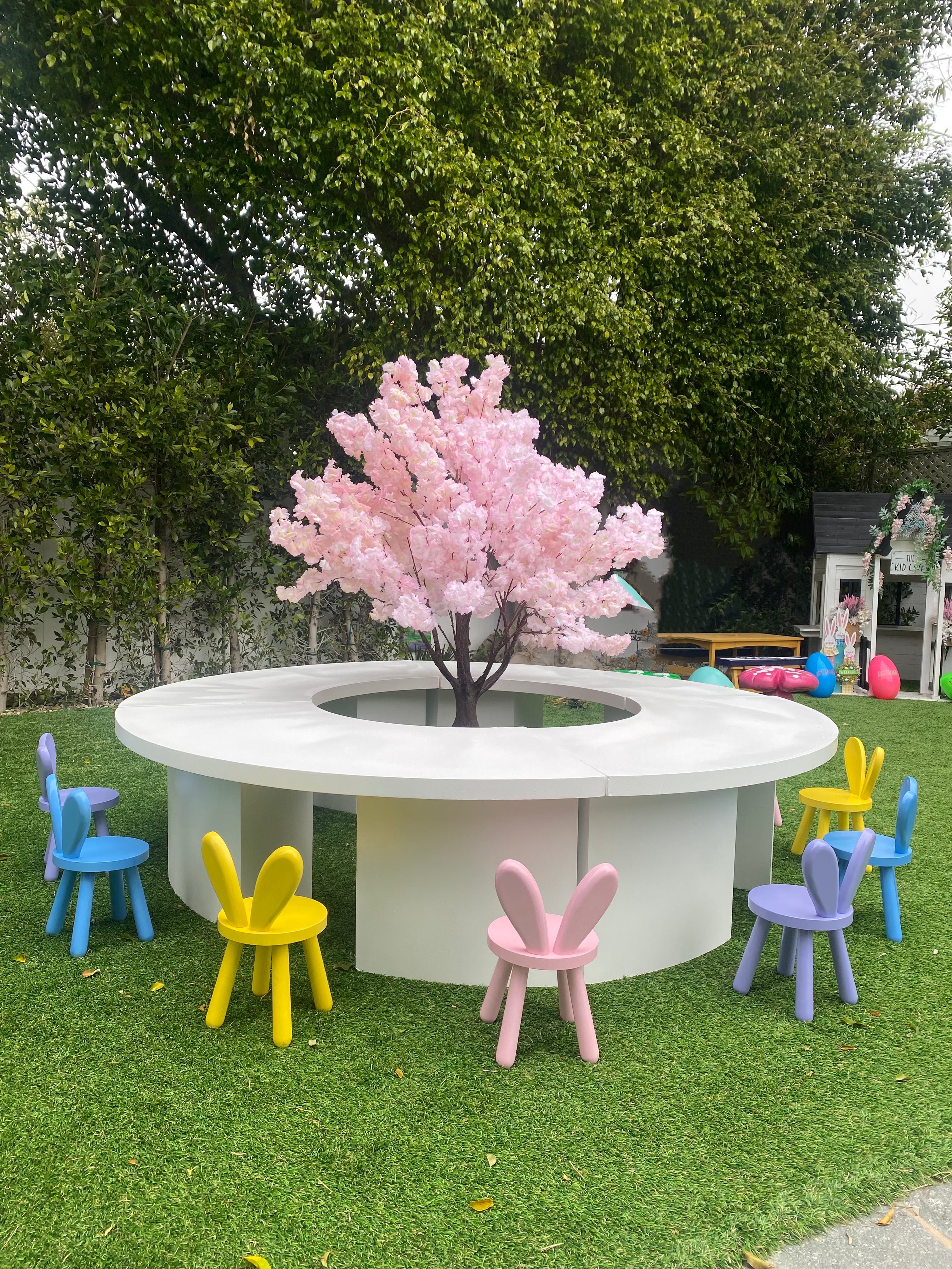 Kids Yellow Bunny Chair