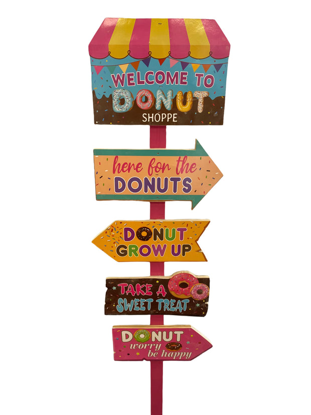 Welcome To Donut Shop Sign