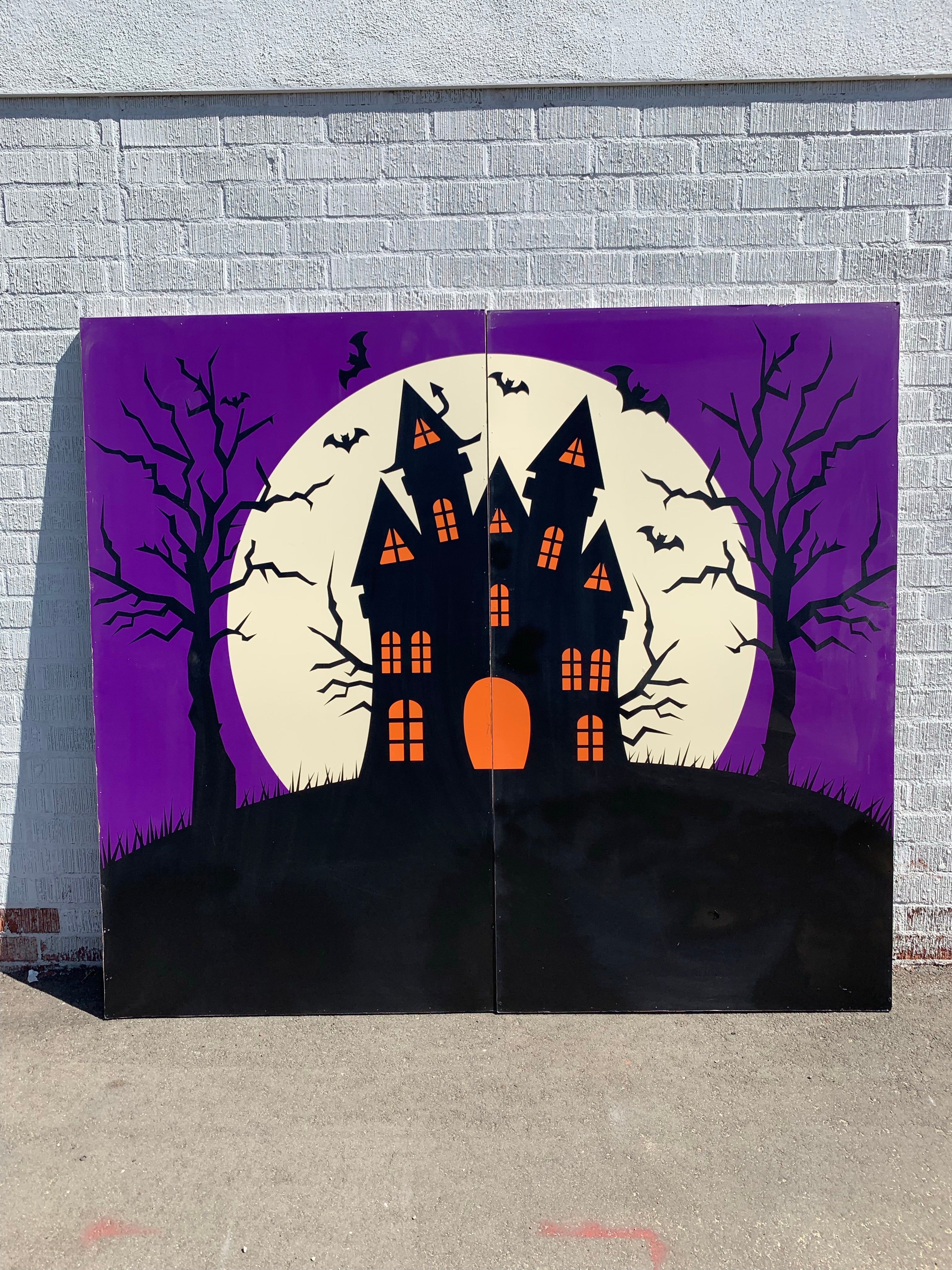 The Monster House Backdrop