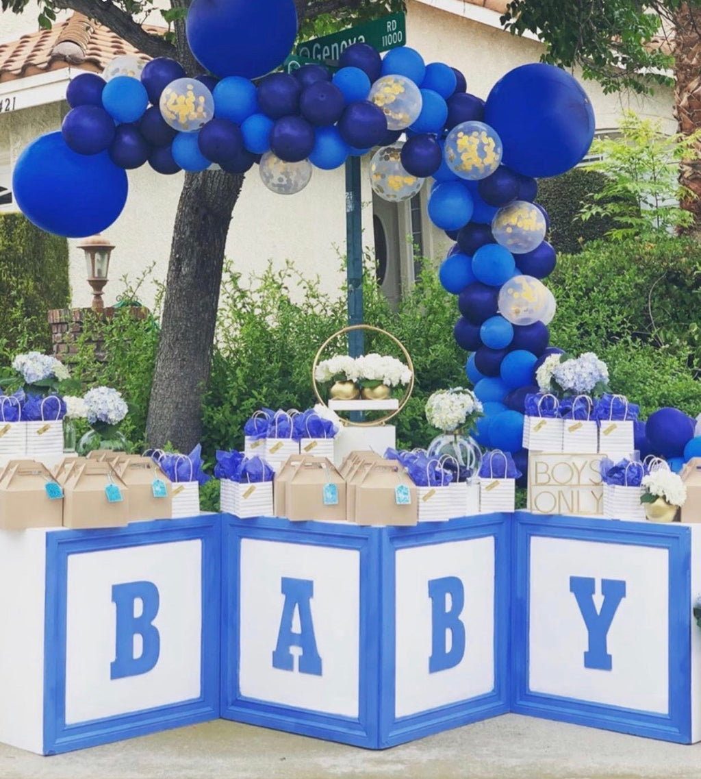 Blue Baby Block Table