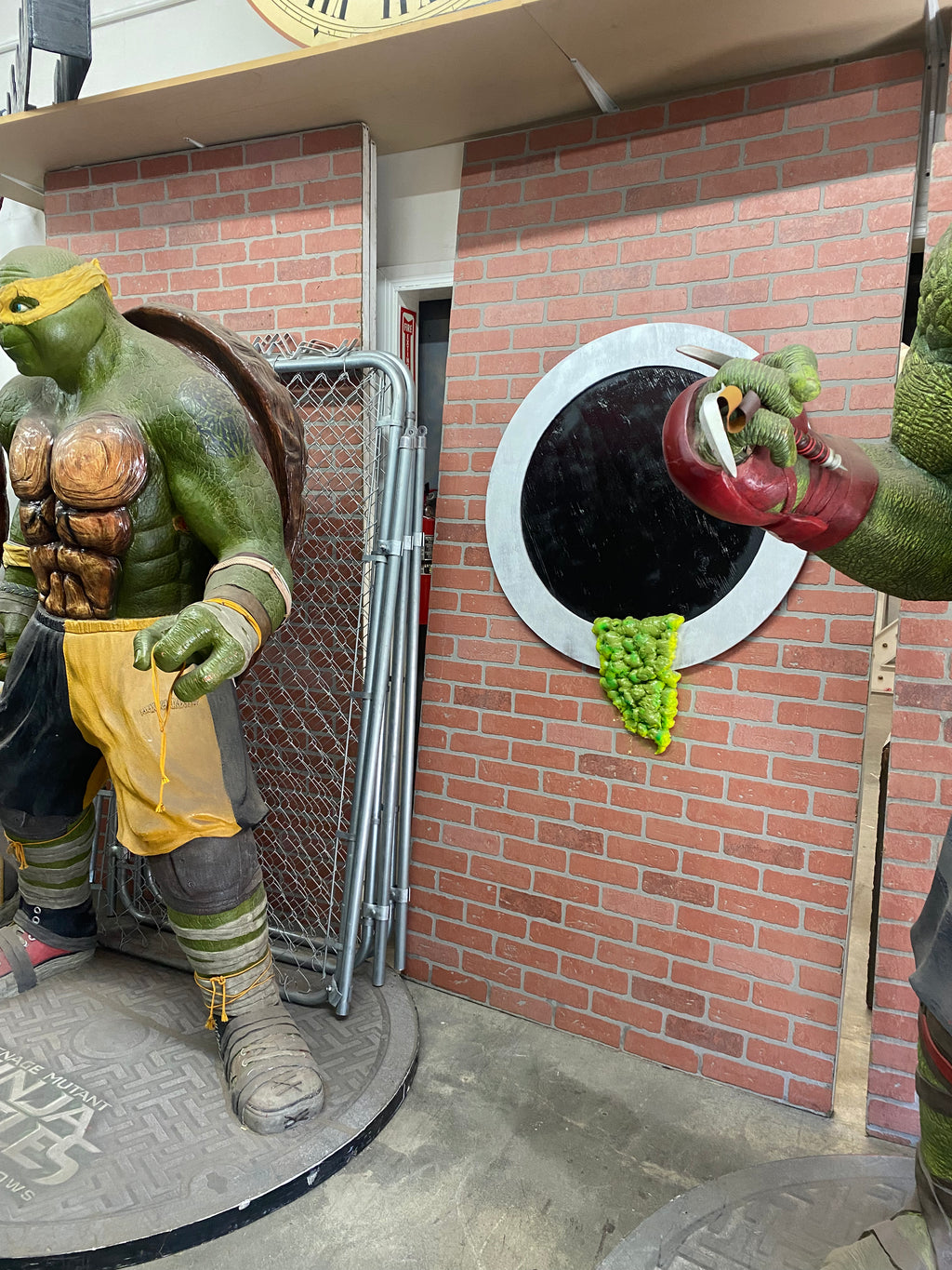 Ninja Turtles Tunnel Backdrop Panel