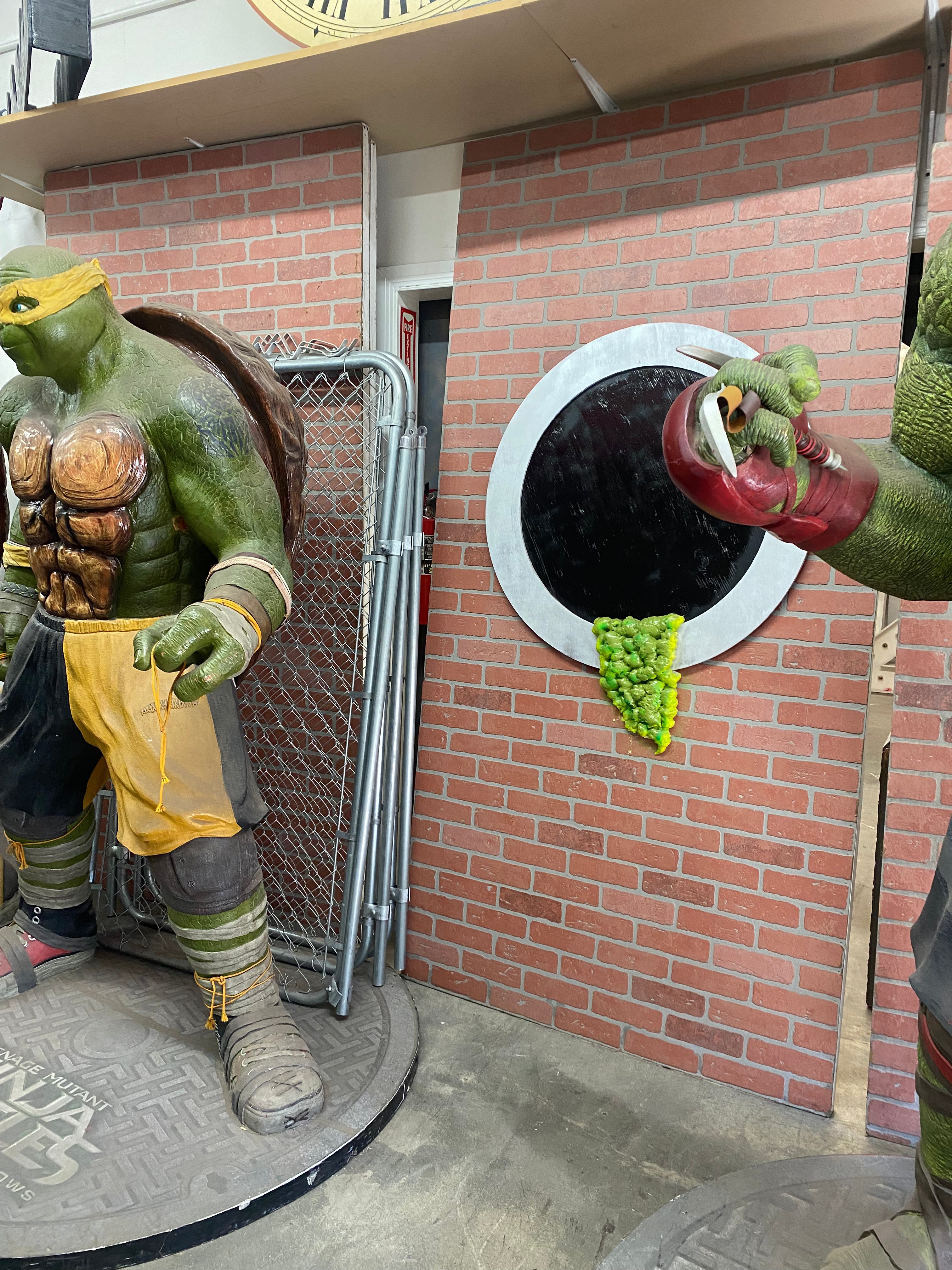 Ninja Turtles Tunnel Backdrop Panel