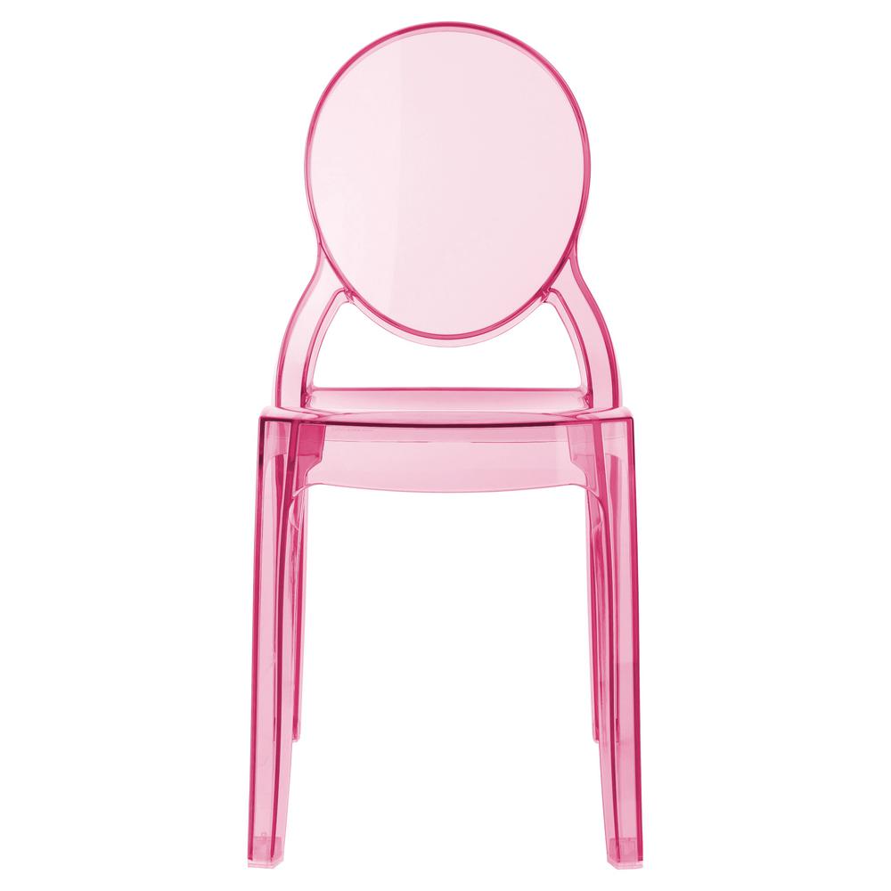 Kids Pink Armless Ghost Chair