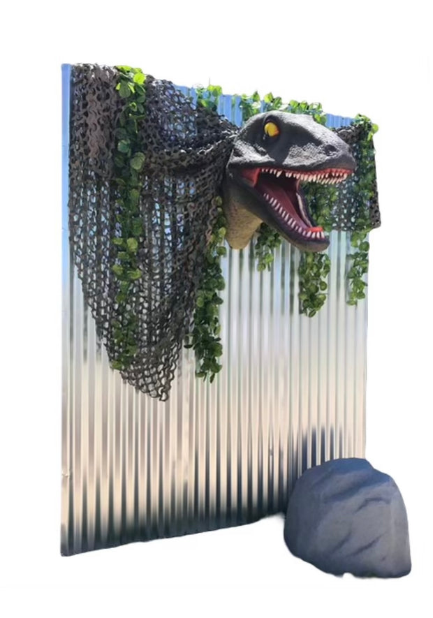 Dinosaur Head Backdrop