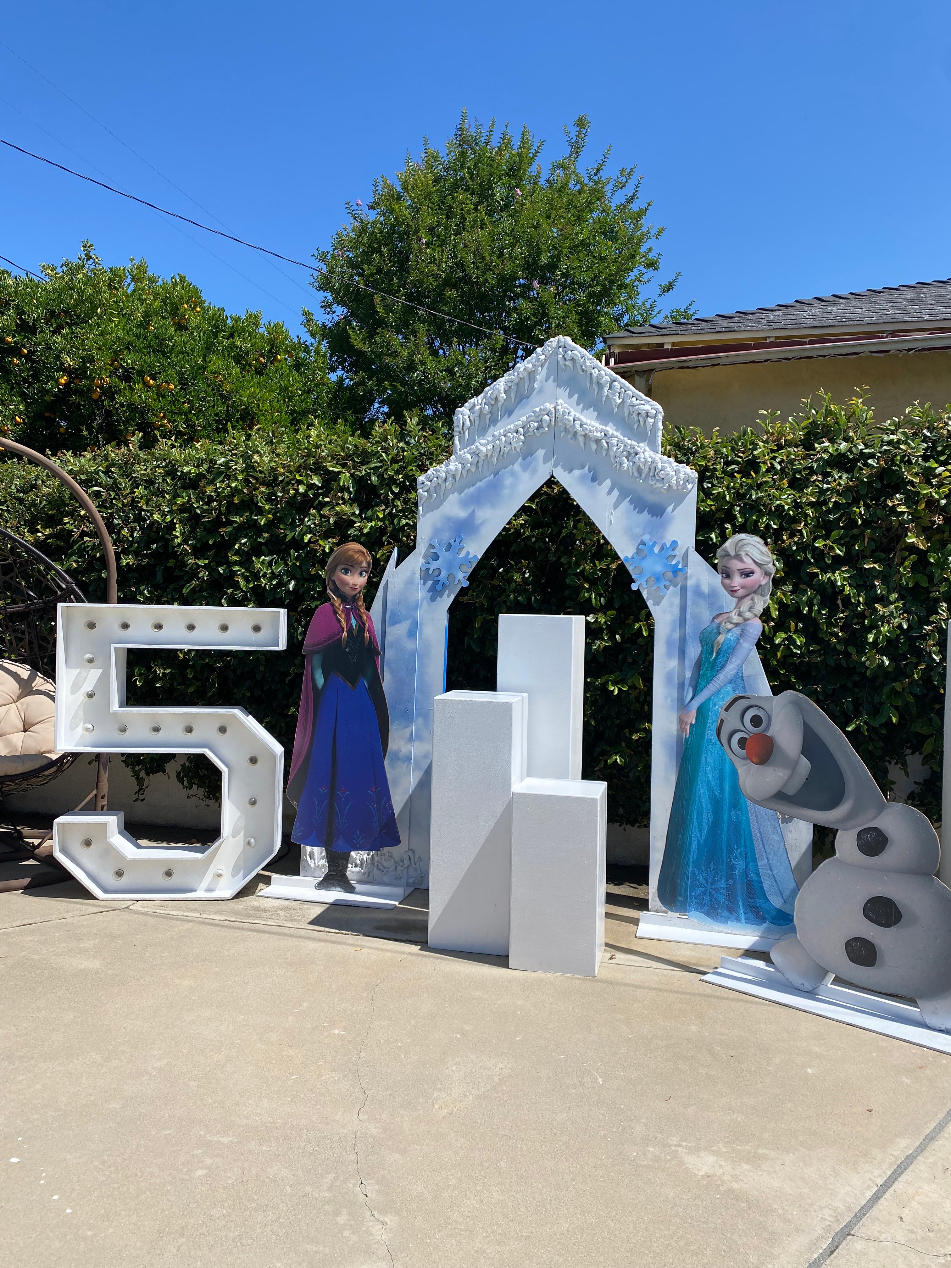 Ana Wood Cut Out Standee