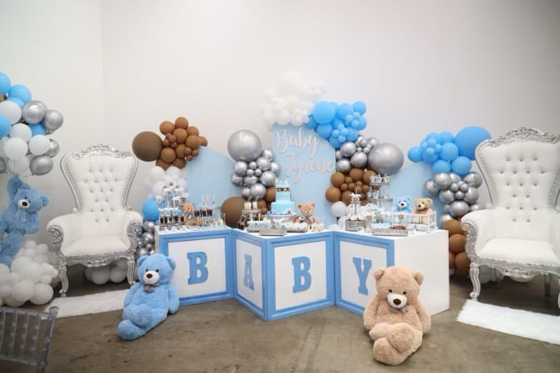 Blue Baby Block Table