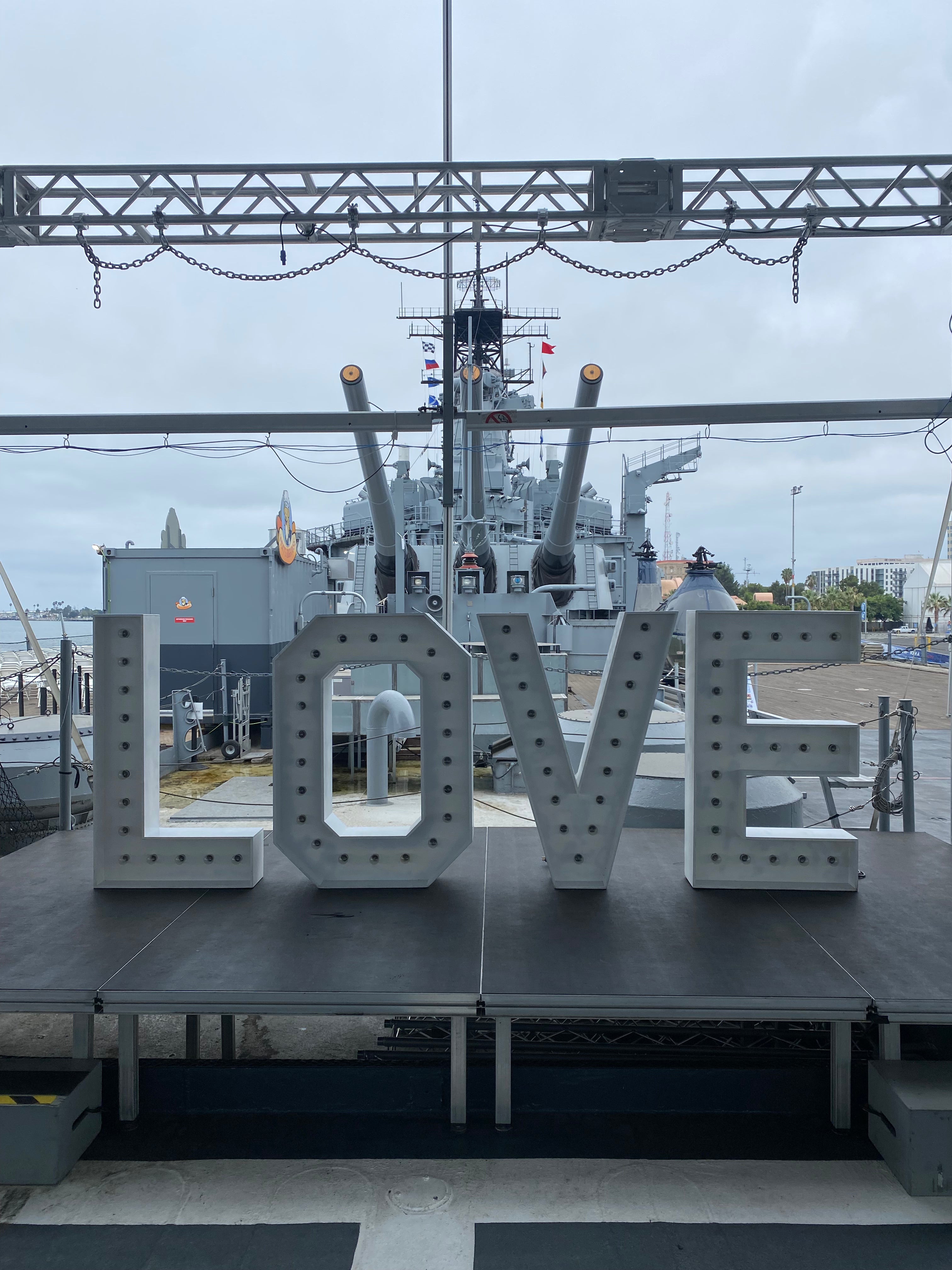 LOVE Marquee Letters