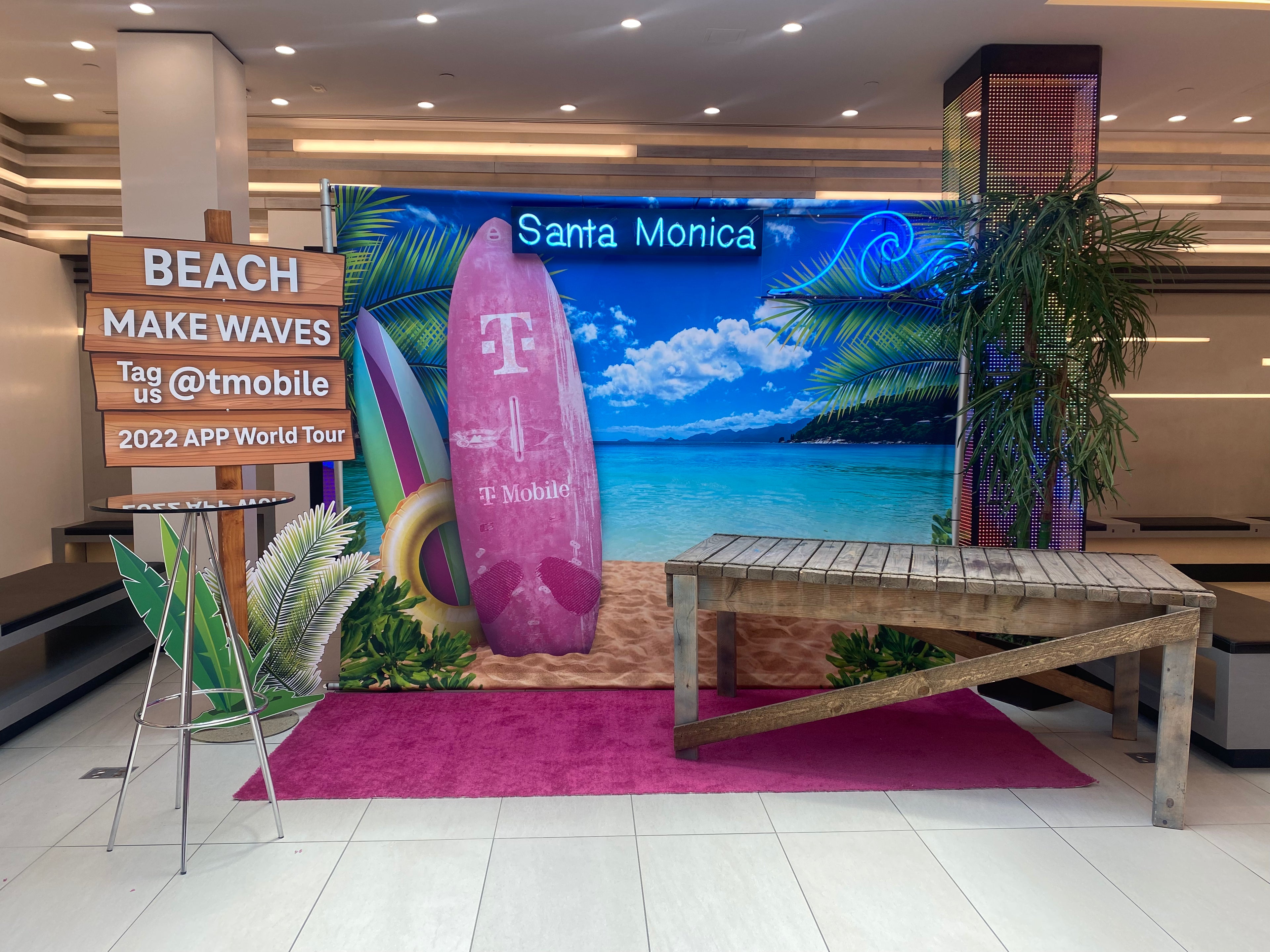 Rustic Pier Dock Table