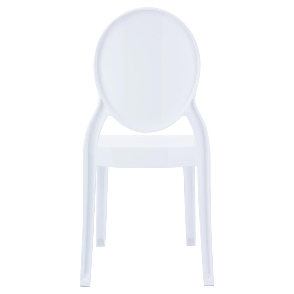 Kids White Ghost Chair