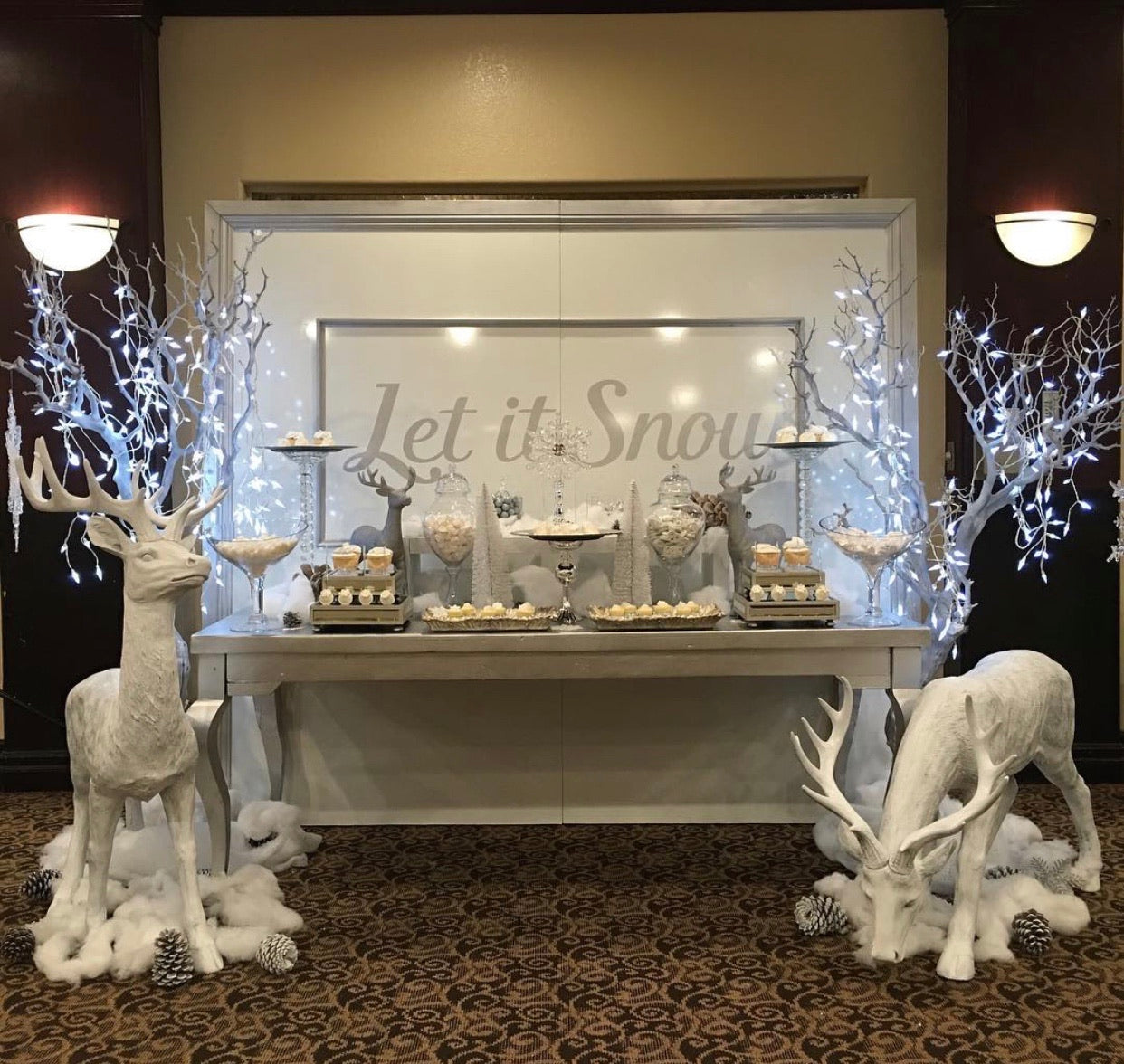 Let It Snow Backdrop