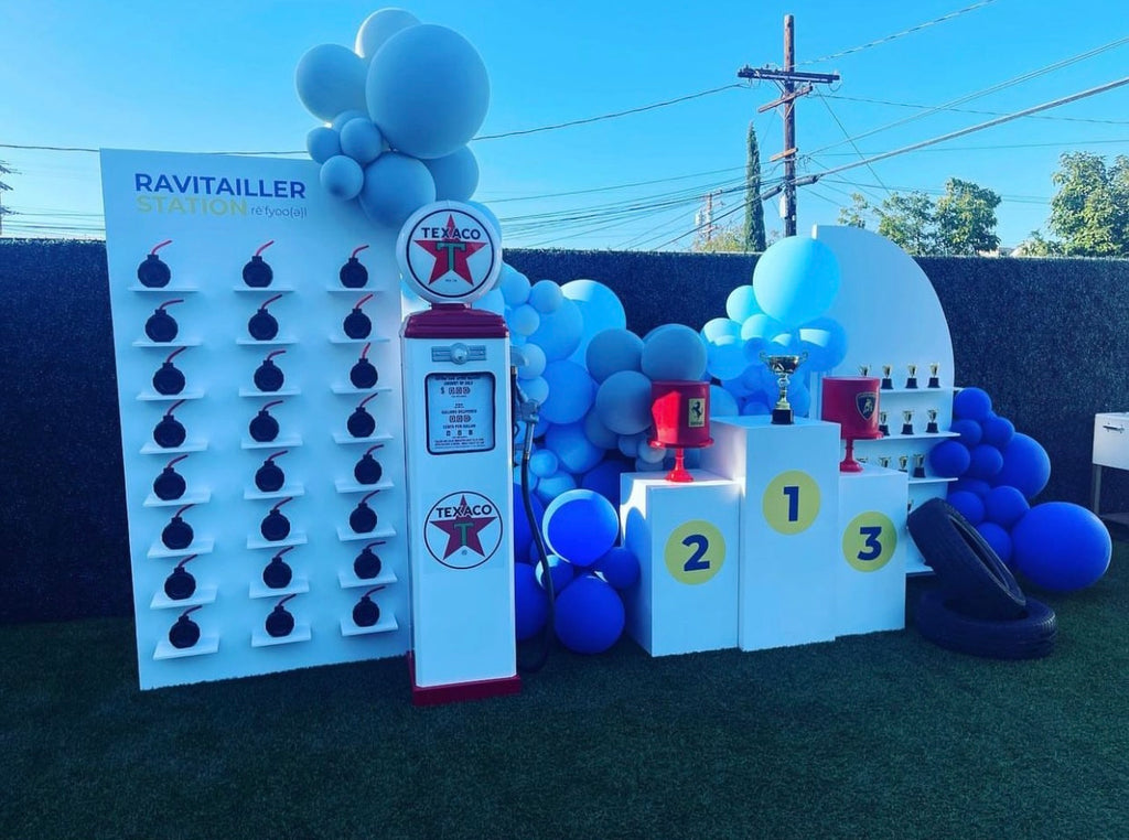 White Texaco Gas Pump