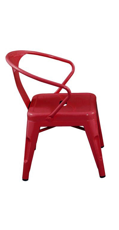 Kids Red Metal Chair