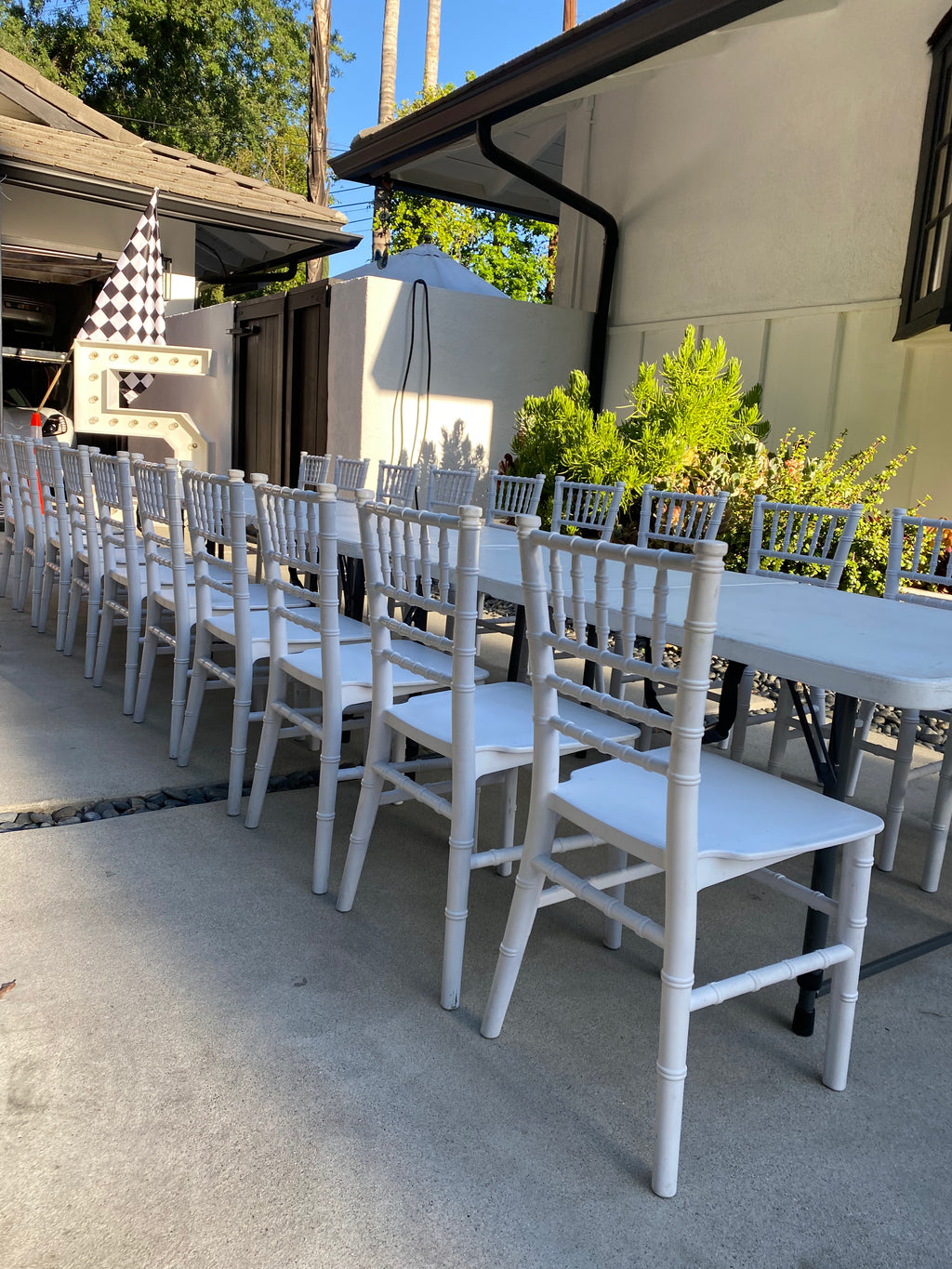 Kids White Chiavari Chair