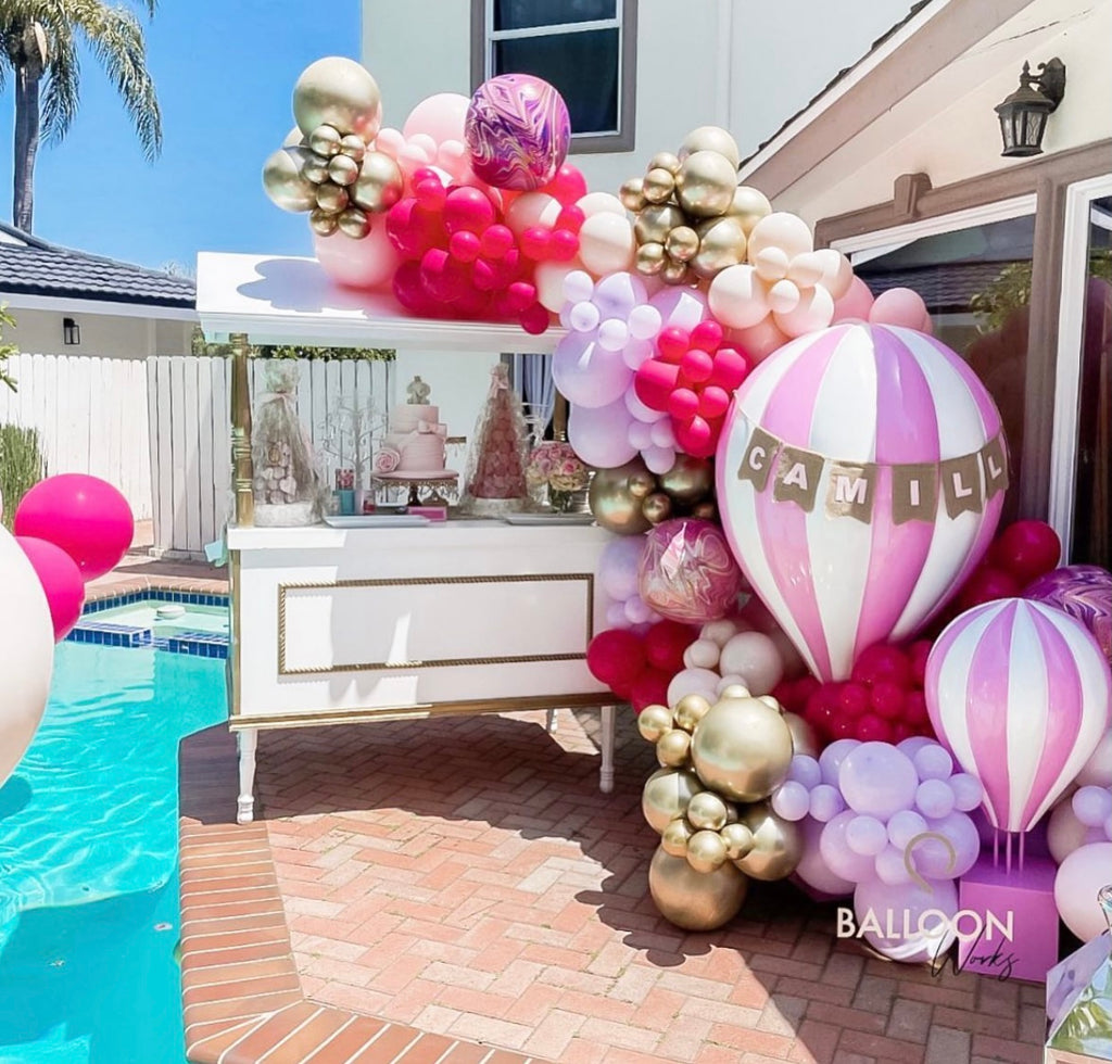 3 Foot Light Pink Hot Air Balloon