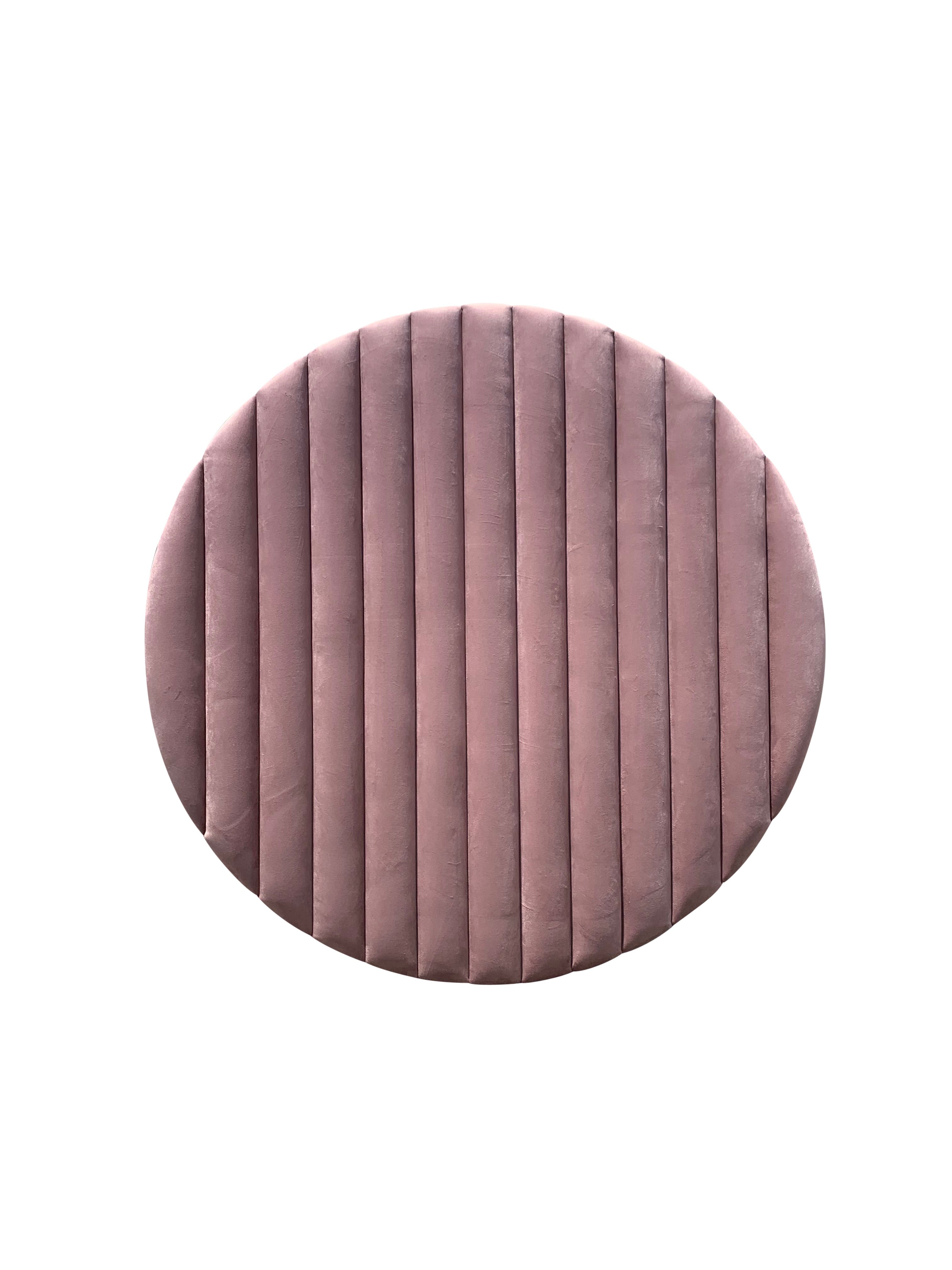Pink Velvet Circle Backdrop