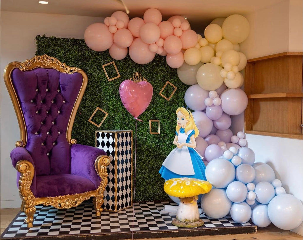 Adult Purple/Gold Royal Throne Chair