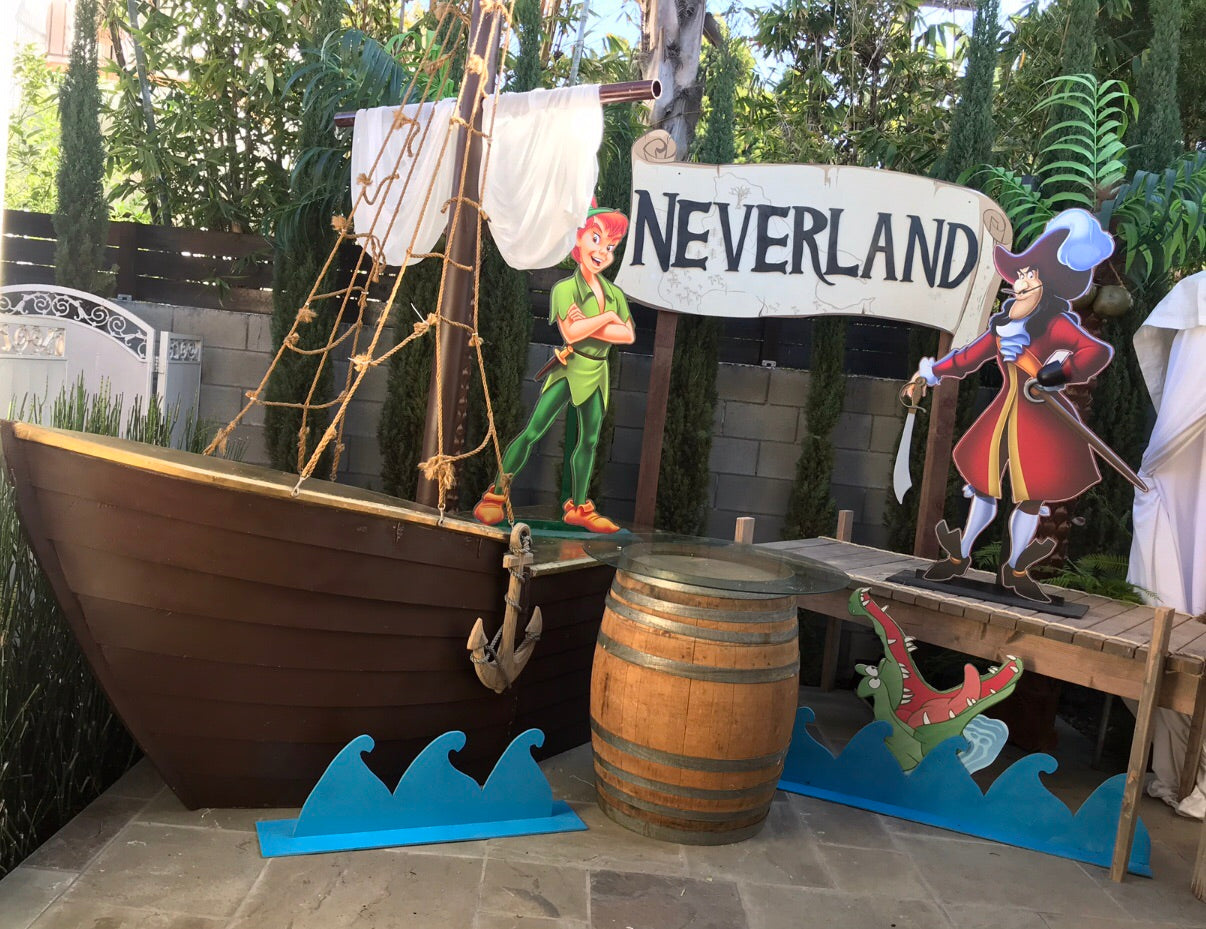 Tick Tock The Crocodile Wood Cut Out Standee