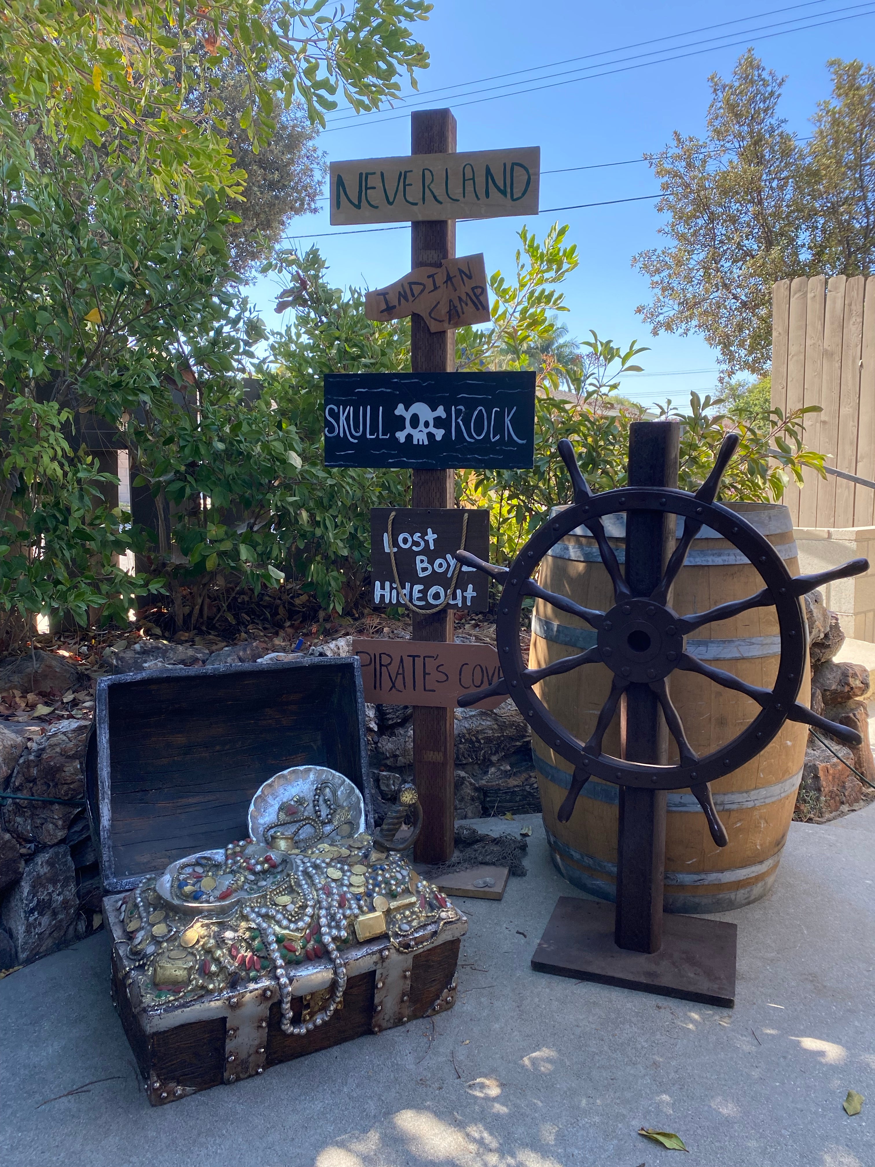 Neverland Peter Pan Welcome Sign