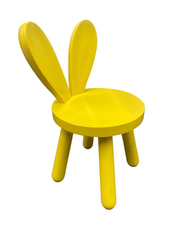 Kids Yellow Bunny Chair