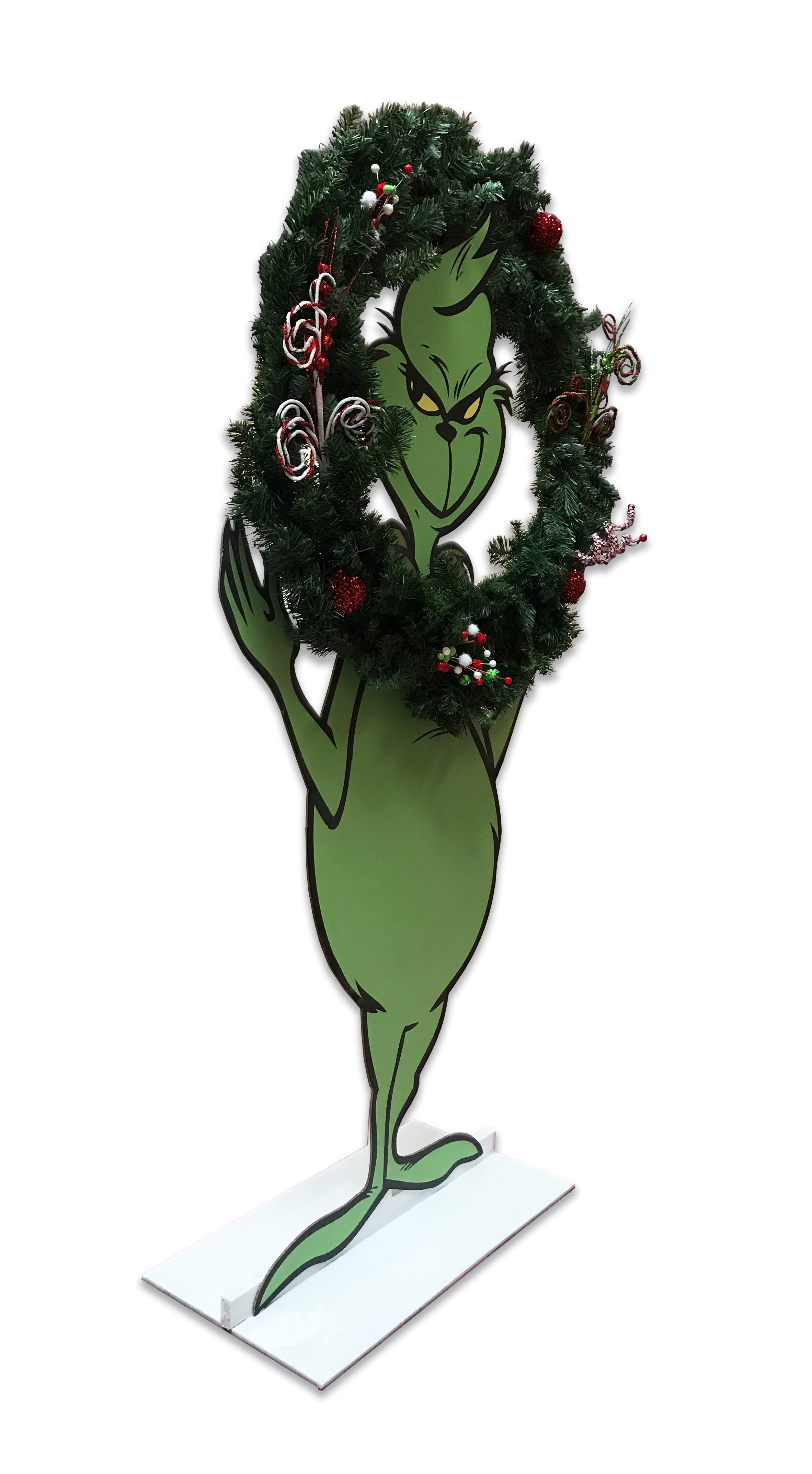 The Grinch Wood Cut Out Standee