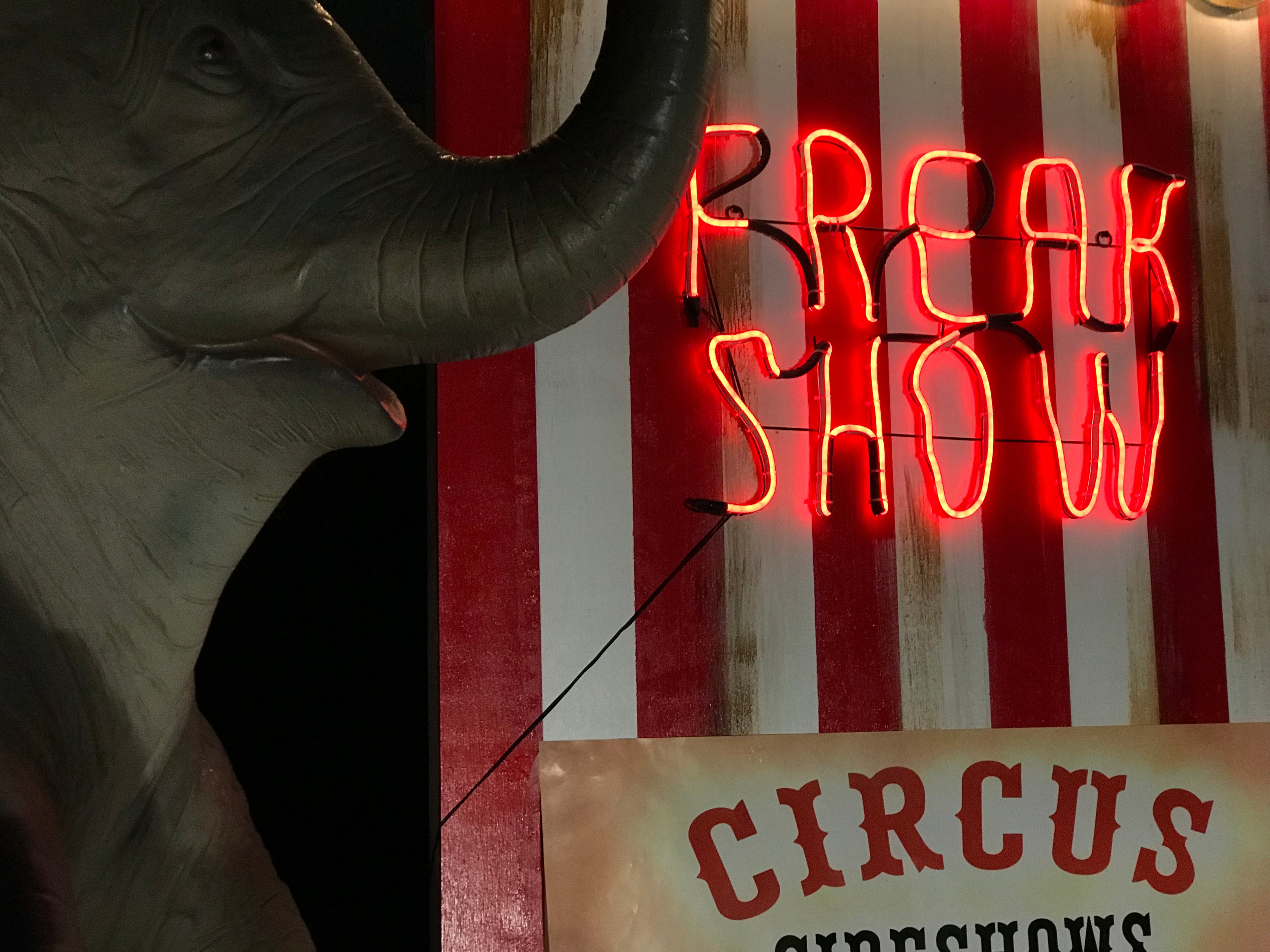 Freak Show Backdrop Panel